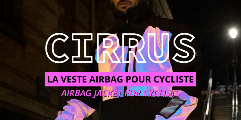 CIRRUS : La veste vélo AIRBAG qui détecte vos chutes !