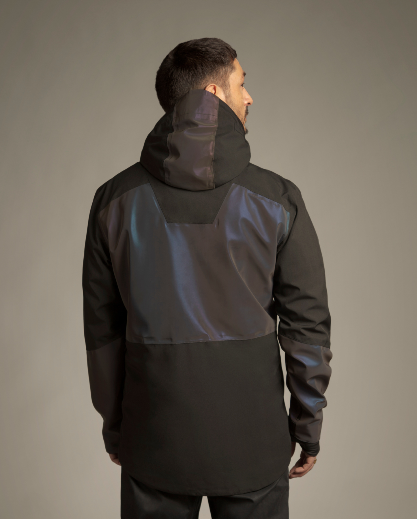 anorak imperméable réfléchissant avec airbag intégré