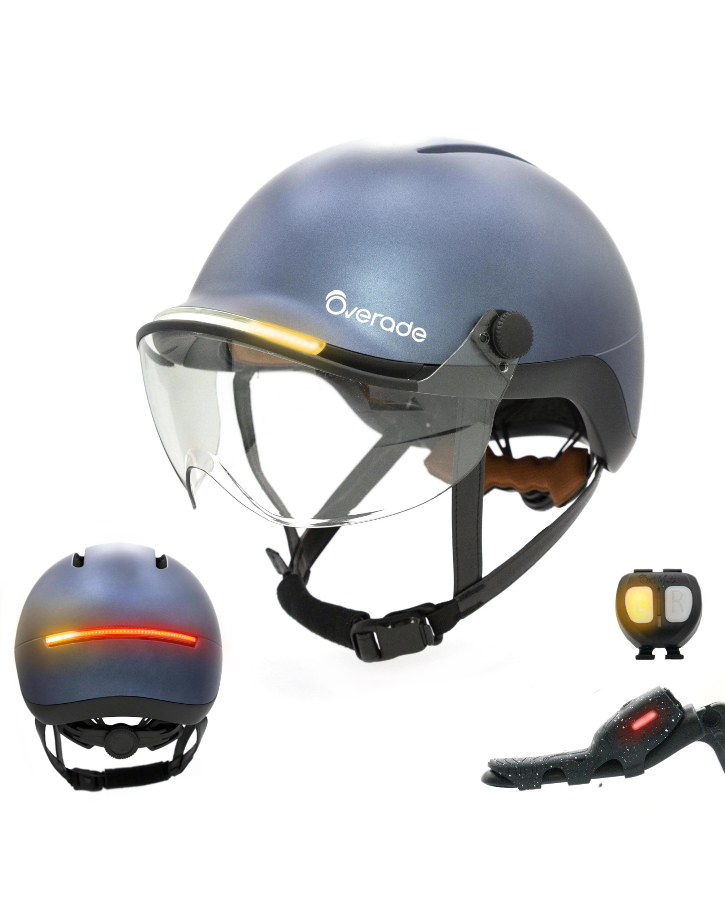CASQUE VÉLO LUMINEUX OVERADE LIFE