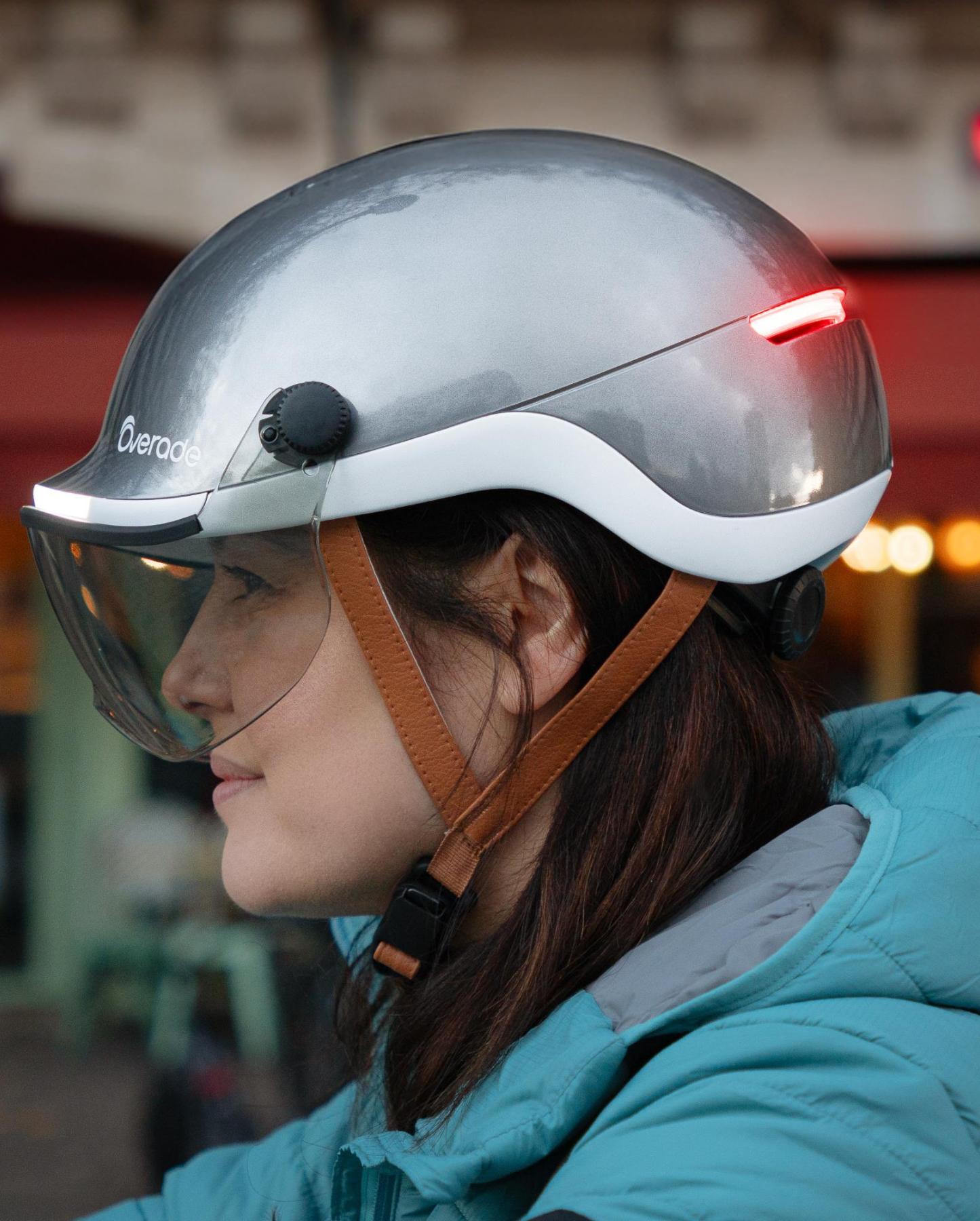 CASQUE VÉLO LUMINEUX OVERADE LIFE