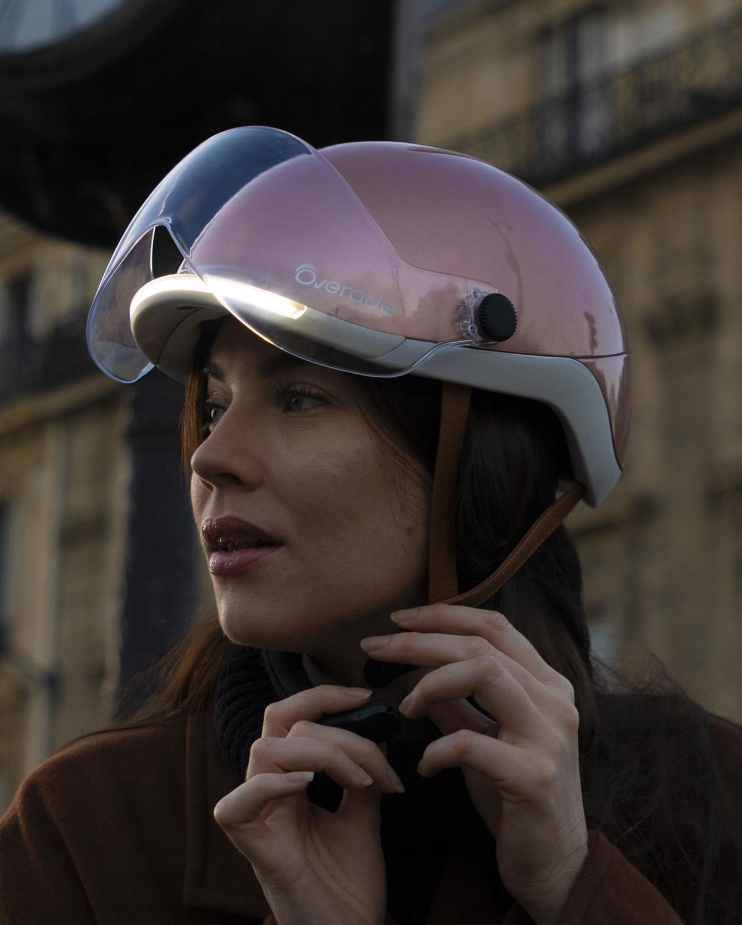 CASQUE VÉLO LUMINEUX OVERADE LIFE