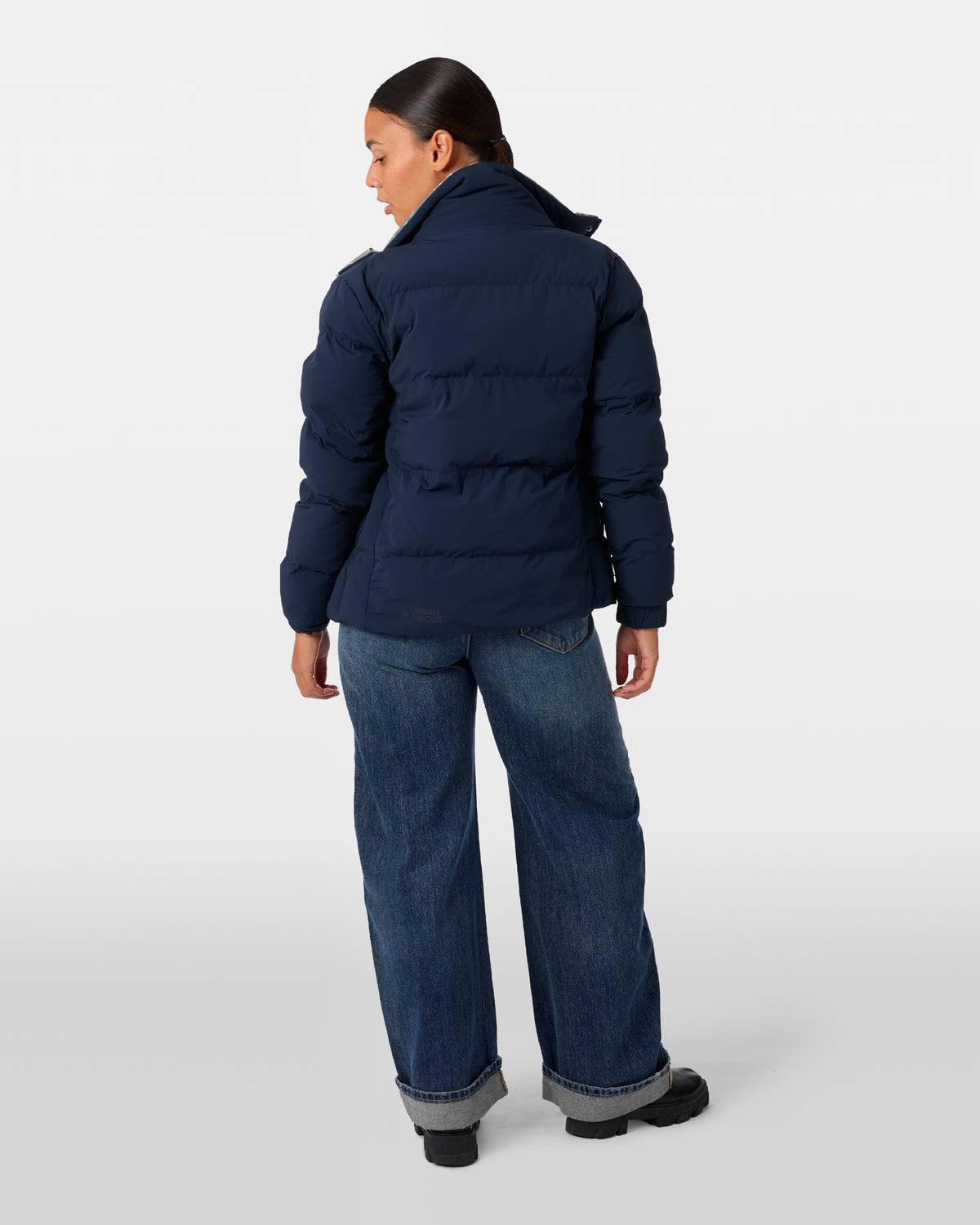Wendbare Daunenjacke Aura Banane