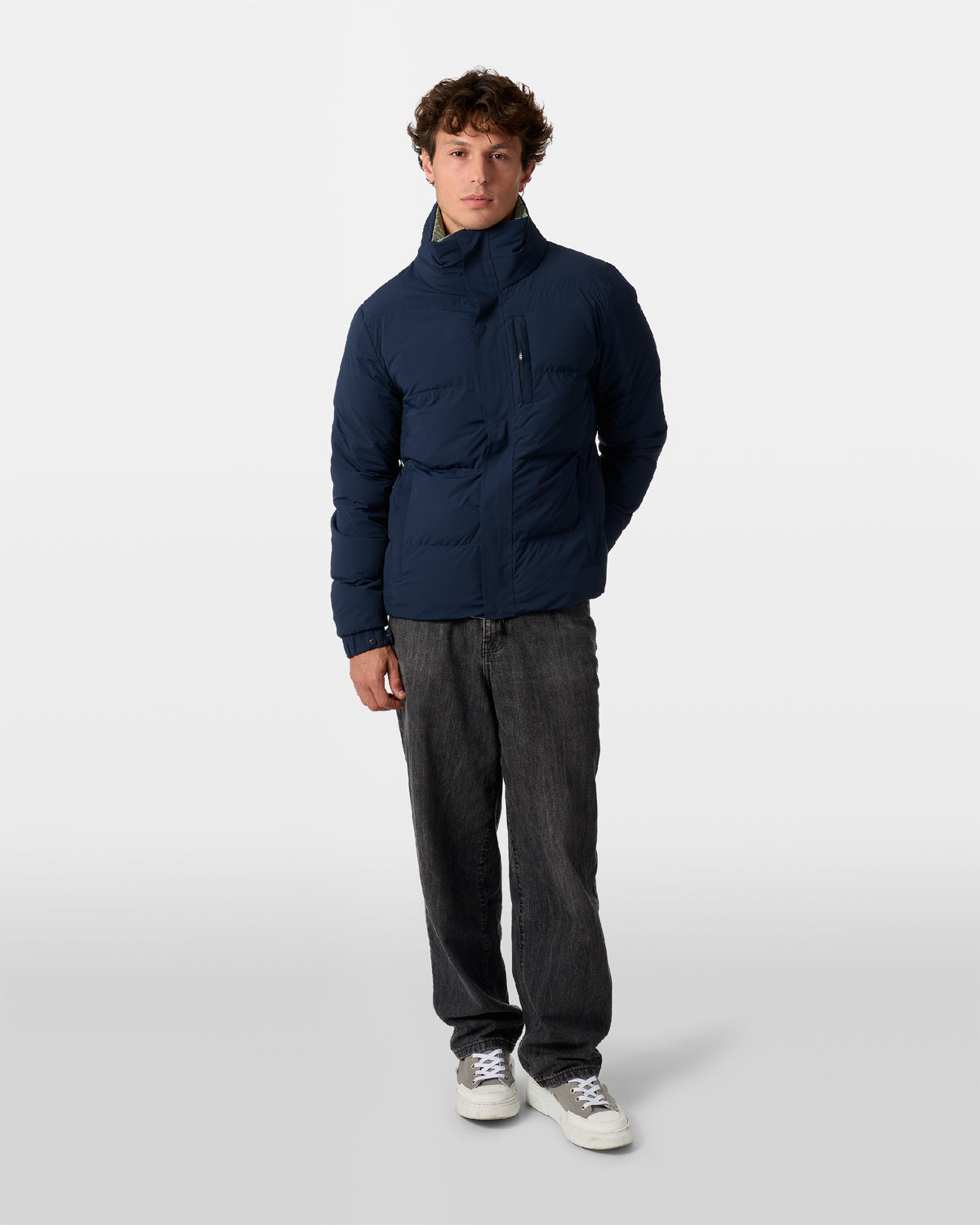 Wendbare Daunenjacke Aura Banane