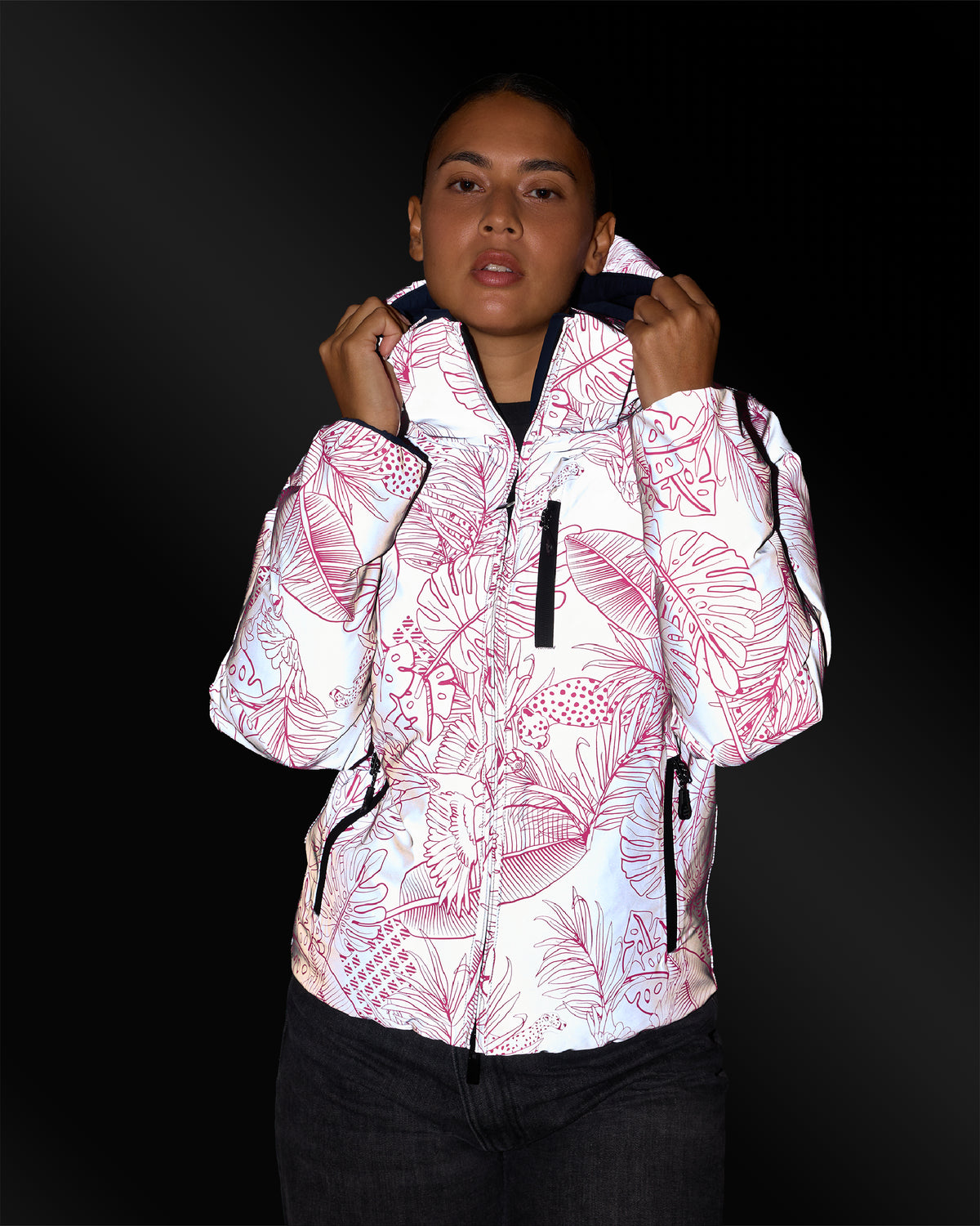 Wendbare Daunenjacke Aura Jungle