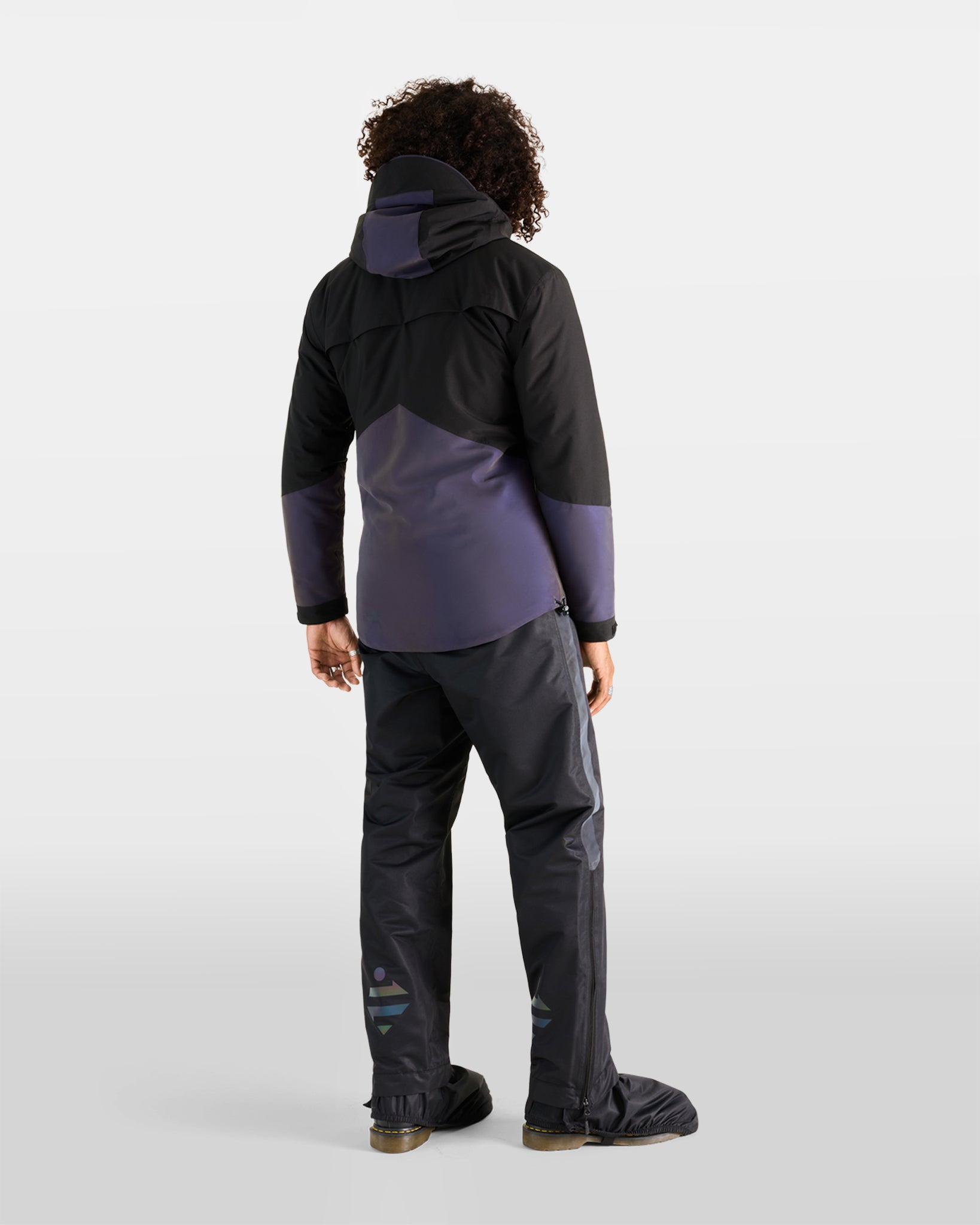 ensemble pantalon de pluie et veste imperméable noir vélo ville