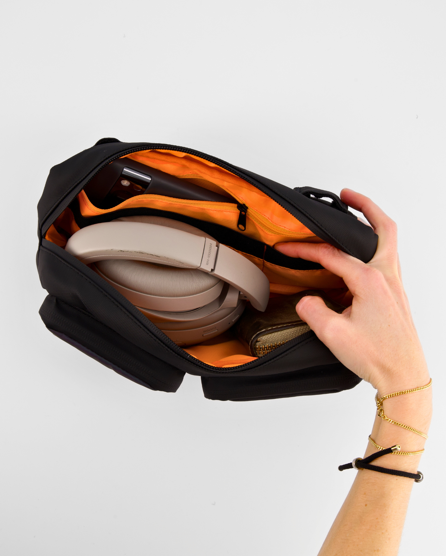 banane polyvalente sacoche vélo cadre guidon noire grande contenance