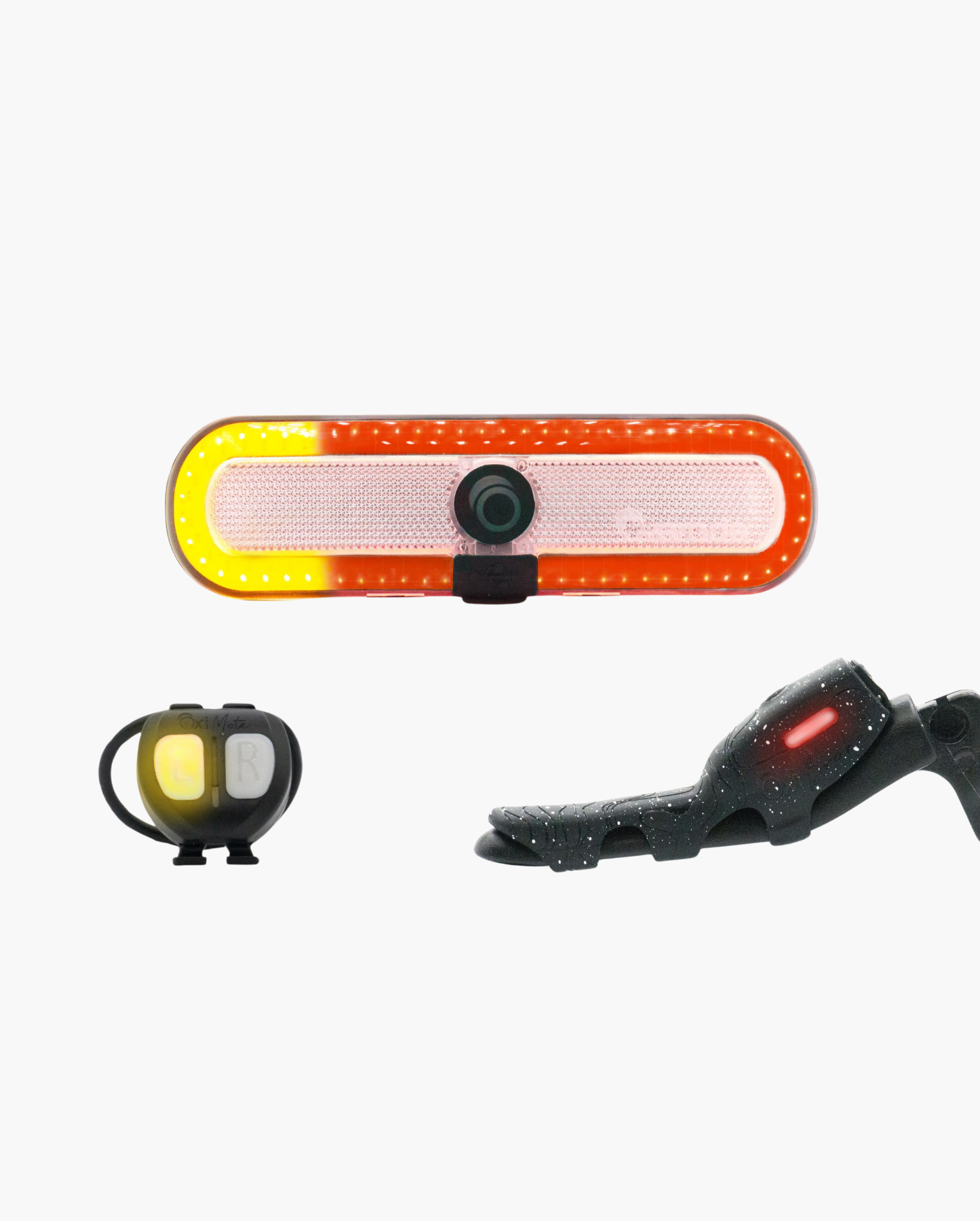 KOMPLETTES ABNEHMBARES BELEUCHTUNGSSET MIT ÜBERWACHTEN BLINKERN