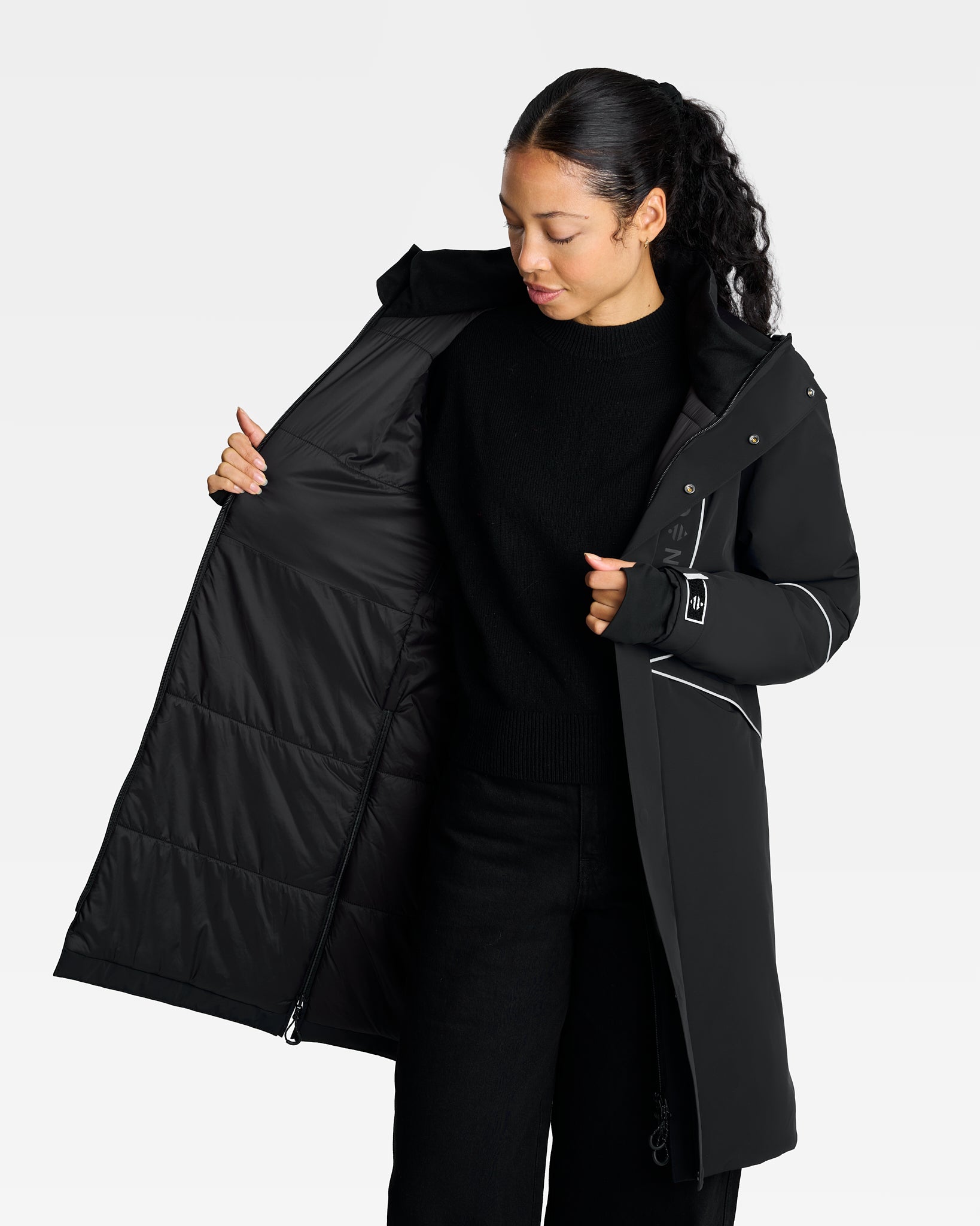 parka vélo chaude imperméable  rembourrage sorona respirante vegan