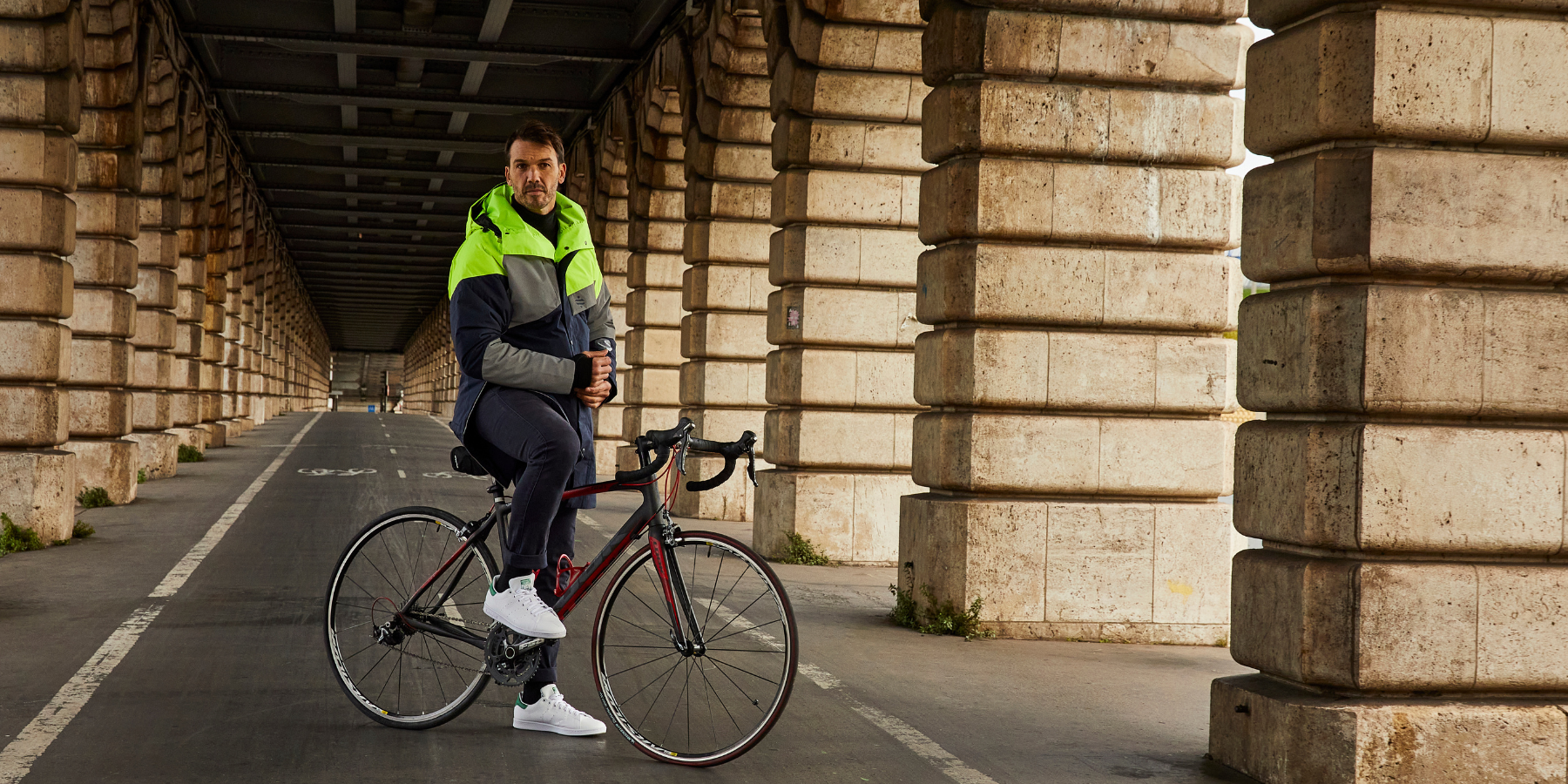 parka pour la pluie et rouler en hiver