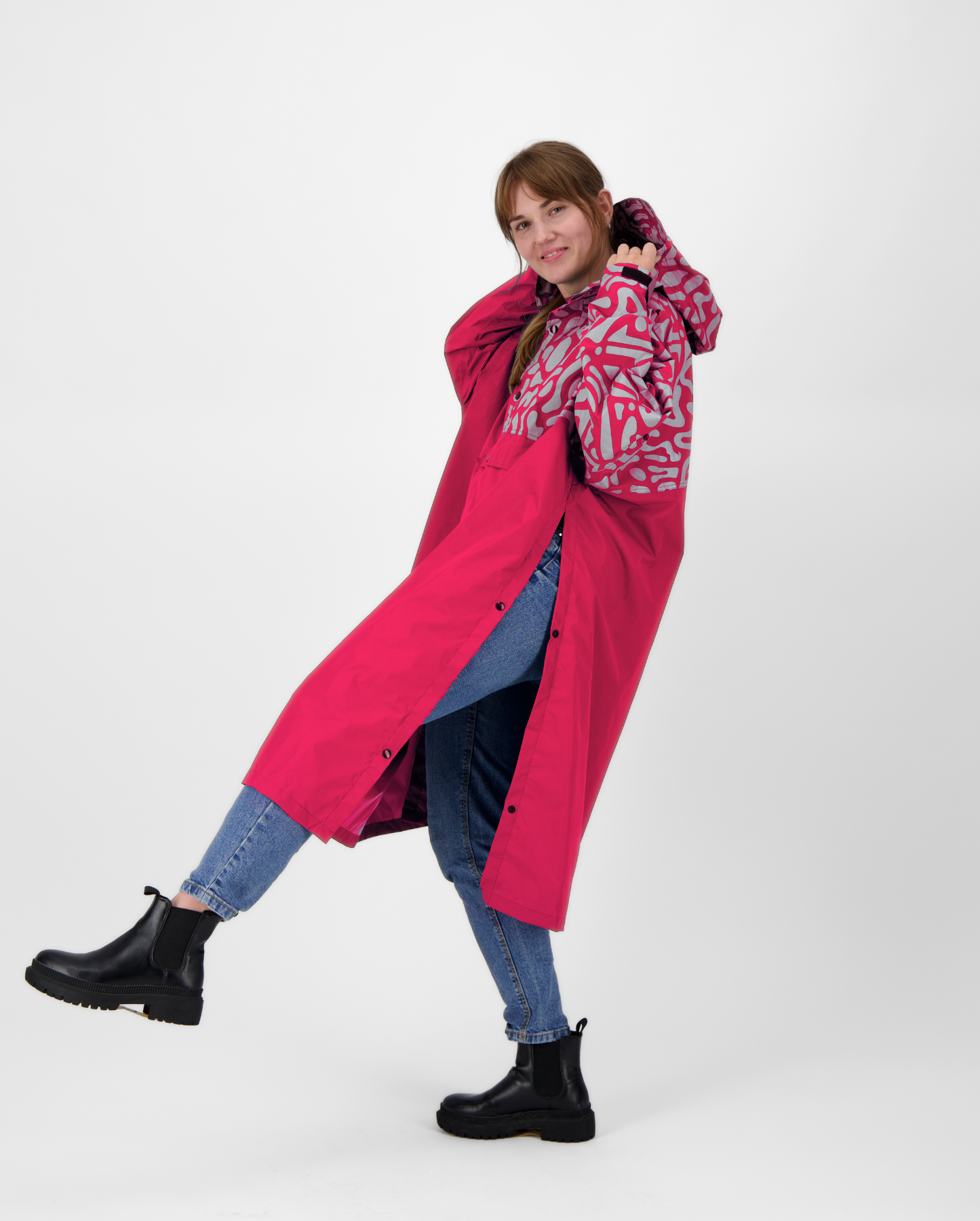 ROMEA REFLECTIVE RAIN PONCHO