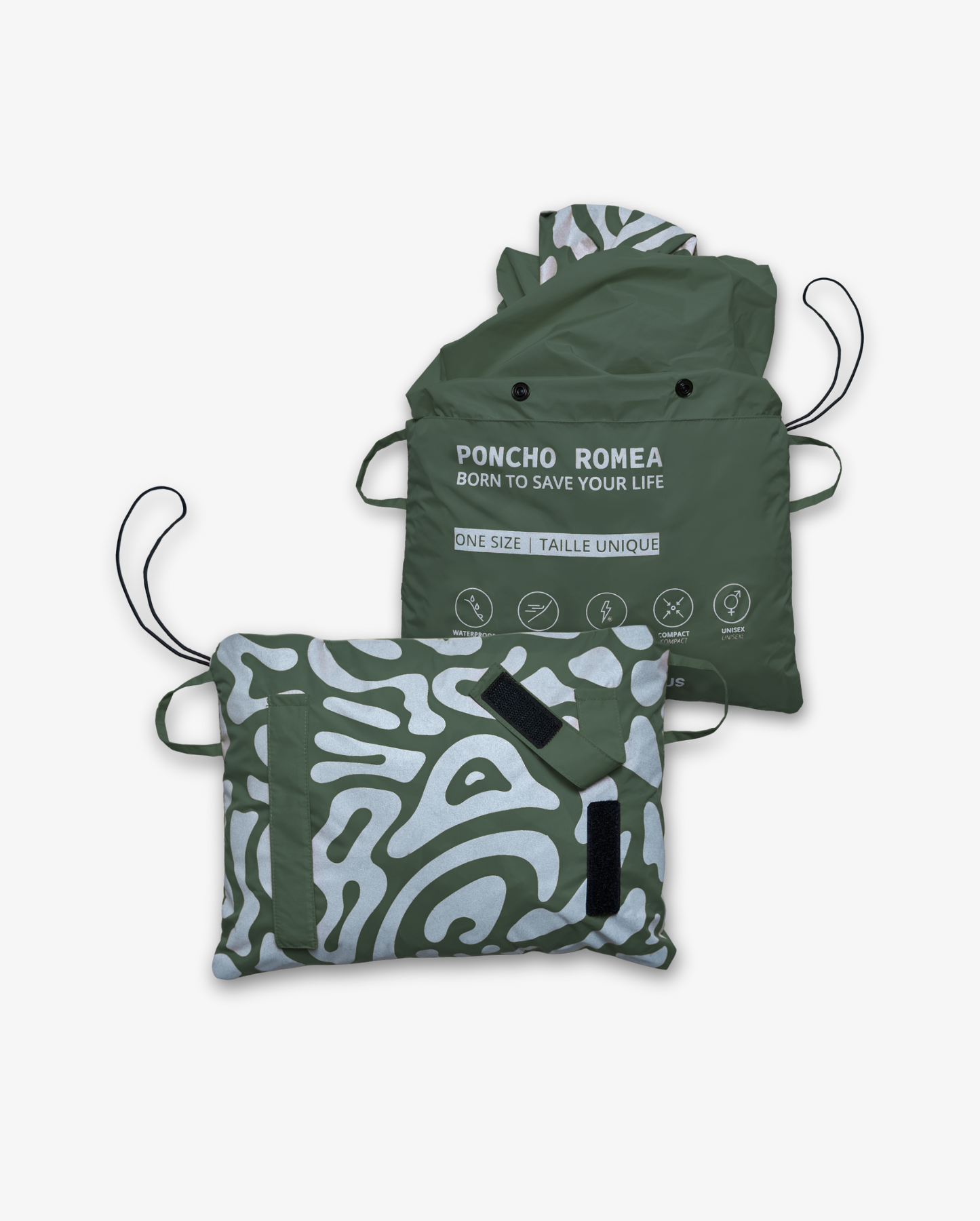 PONCHO DE PLUIE RÉFLÉCHISSANT ROMEA