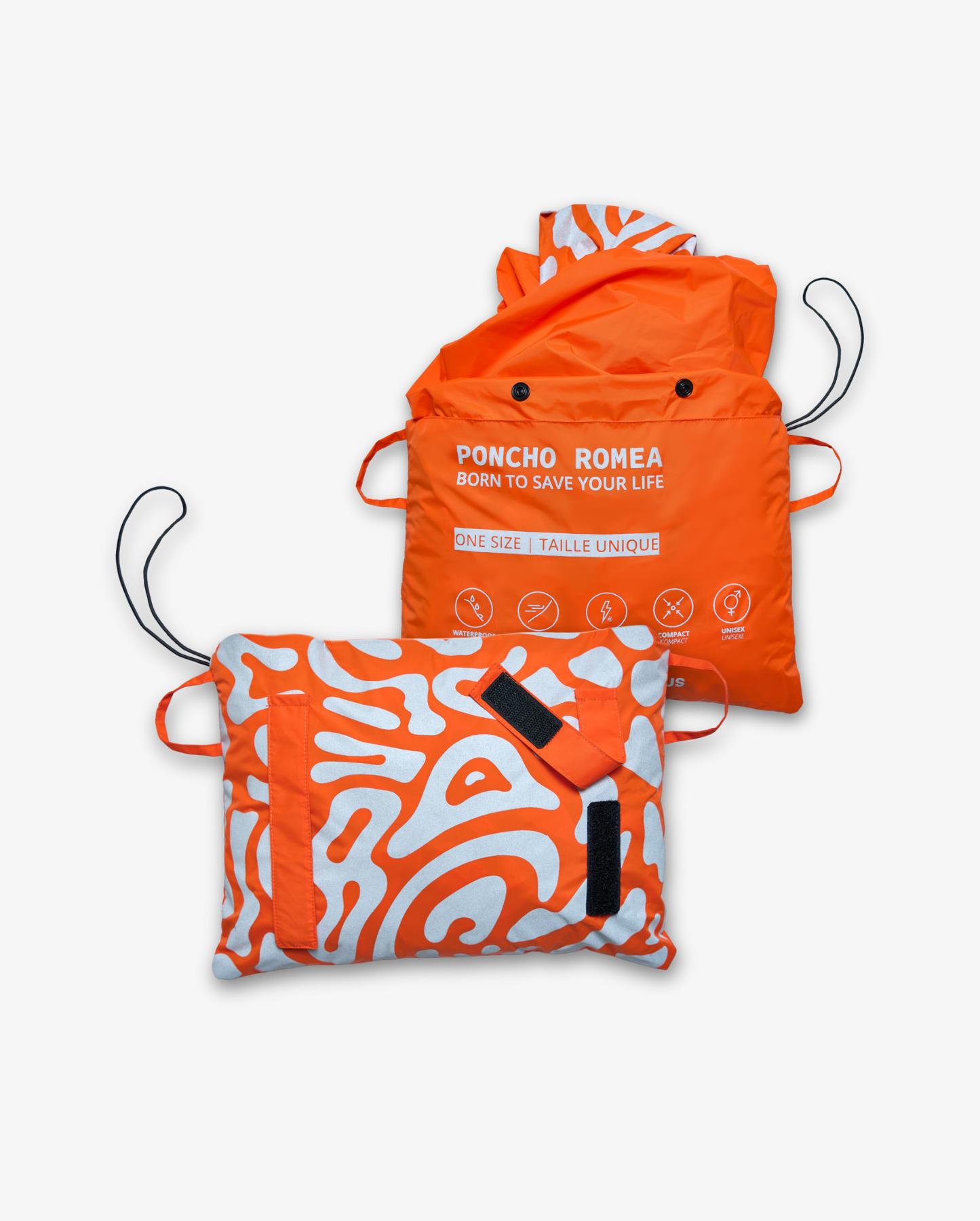 ROMEA REFLEKTIERENDER REGENPONCHO