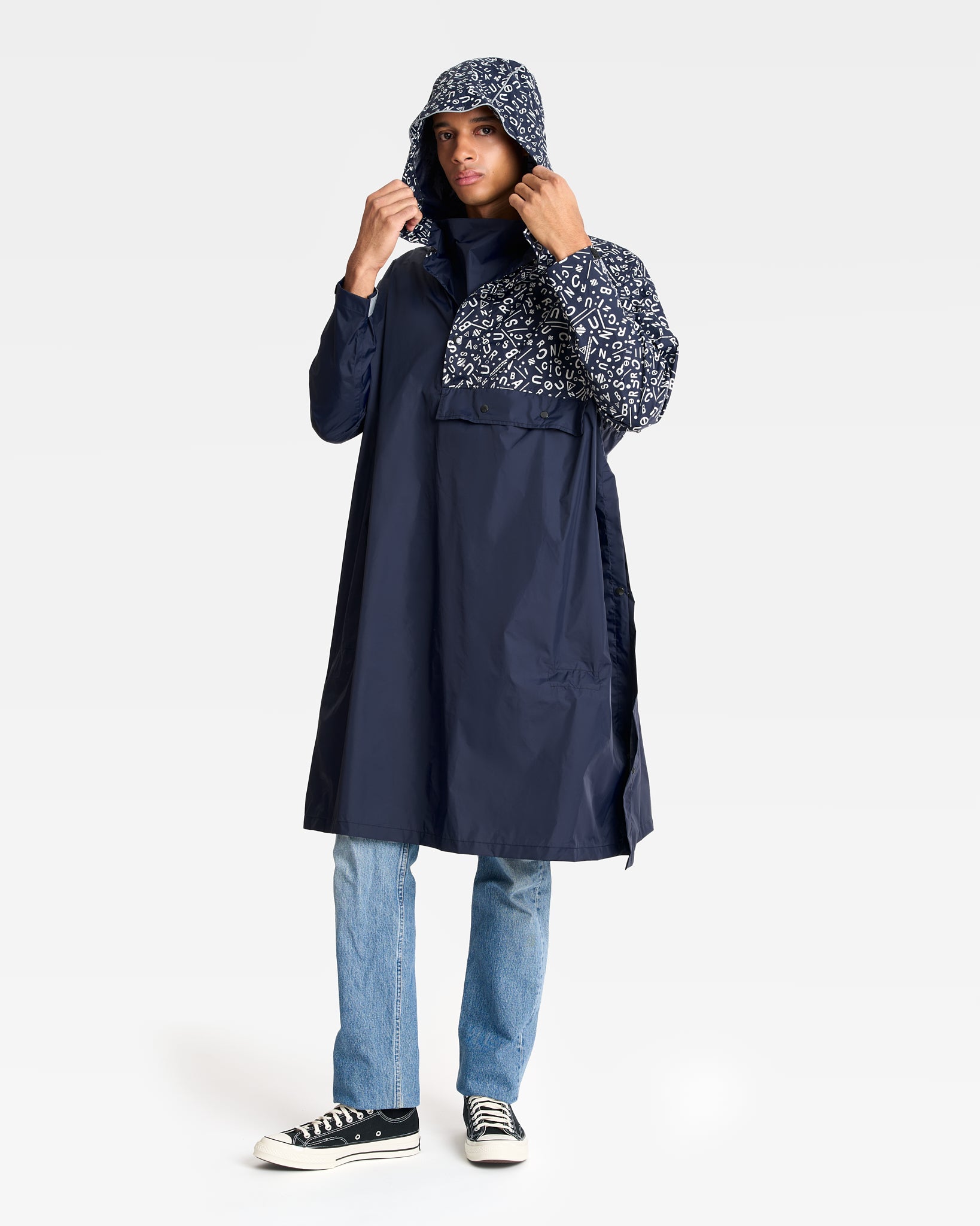 ROMEA REFLECTIVE RAIN PONCHO