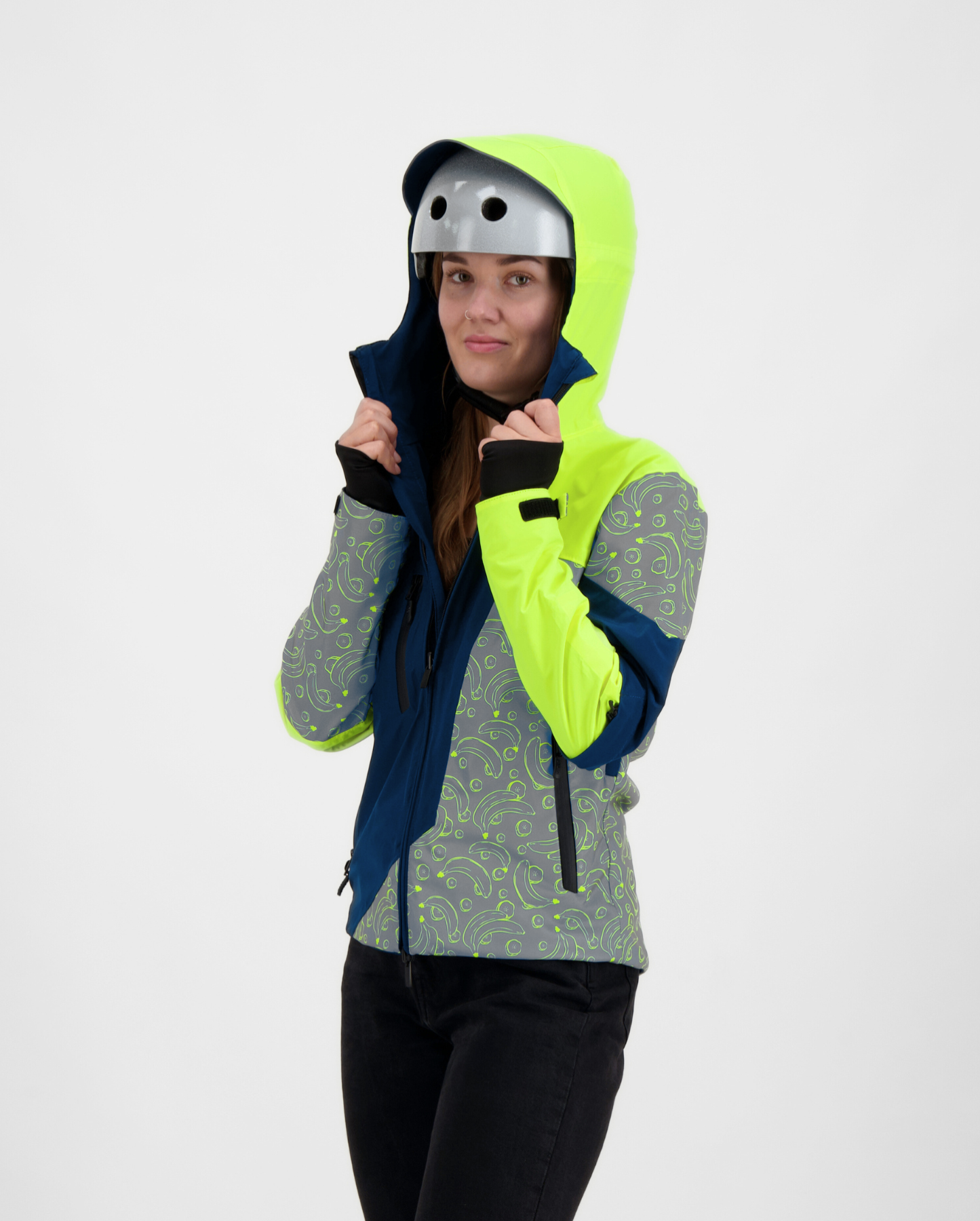 REFLEKTIERENDE UND WENDBARE JACKE MIT REPOP-MUSTER