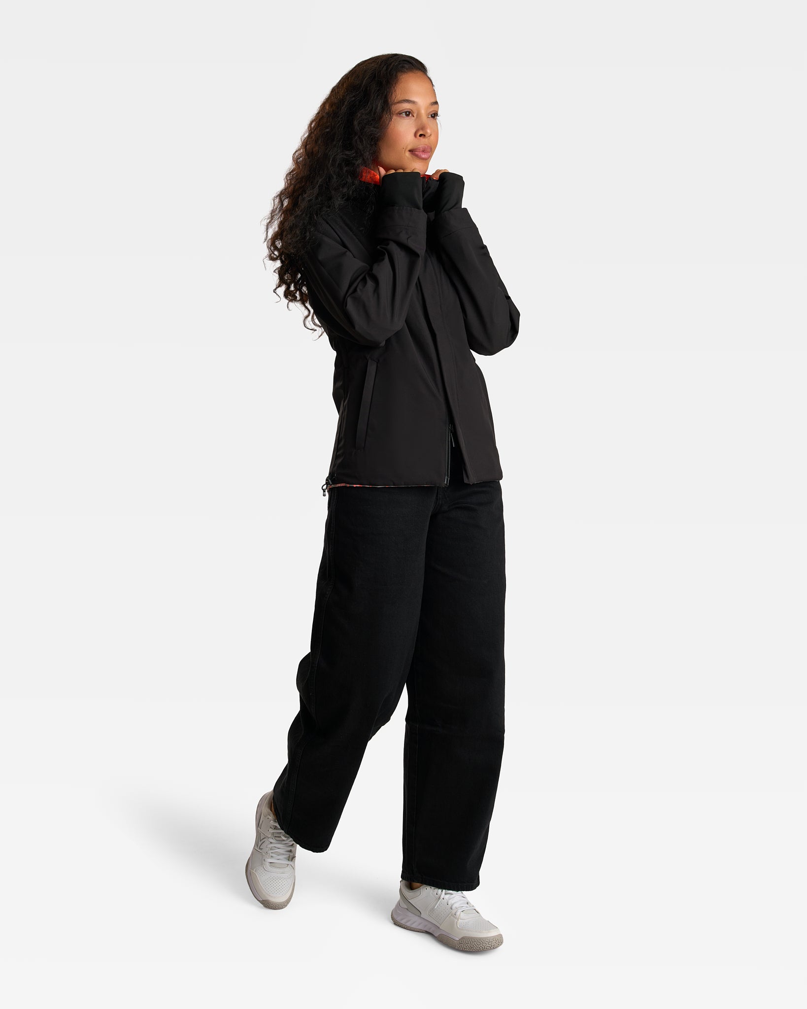 REPOP PATTERN REFLECTIVE & REVERSIBLE JACKET