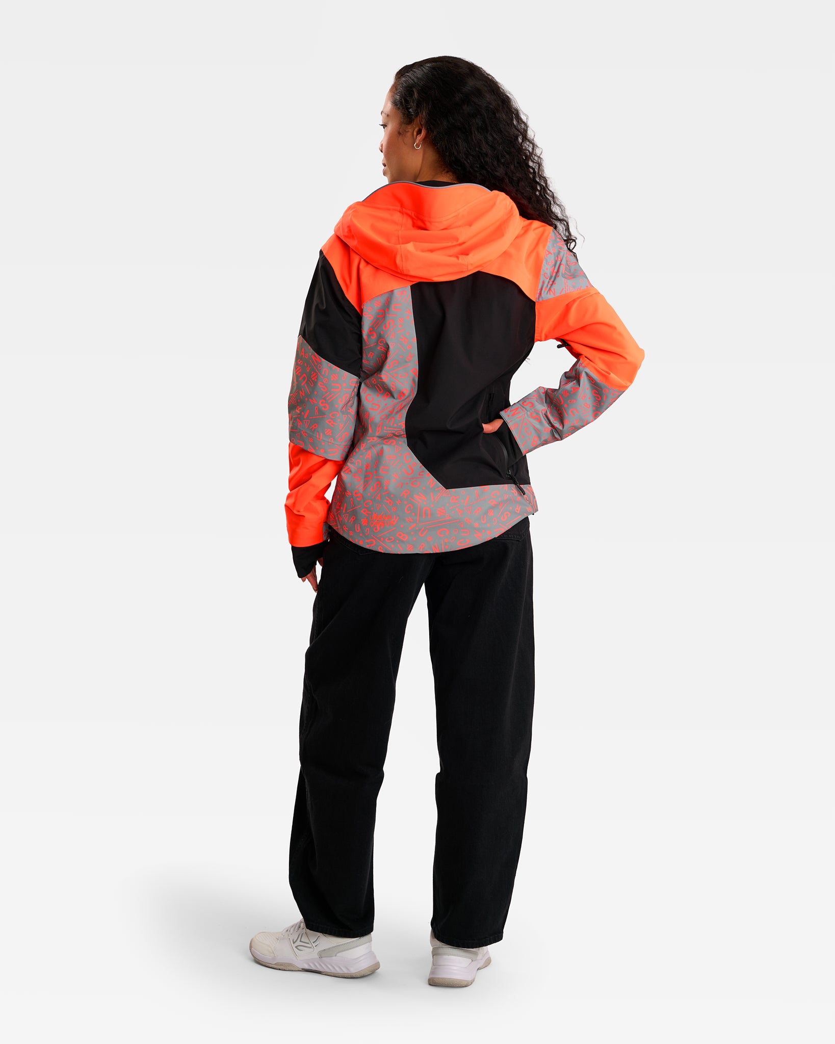 REPOP PATTERN REFLECTIVE & REVERSIBLE JACKET