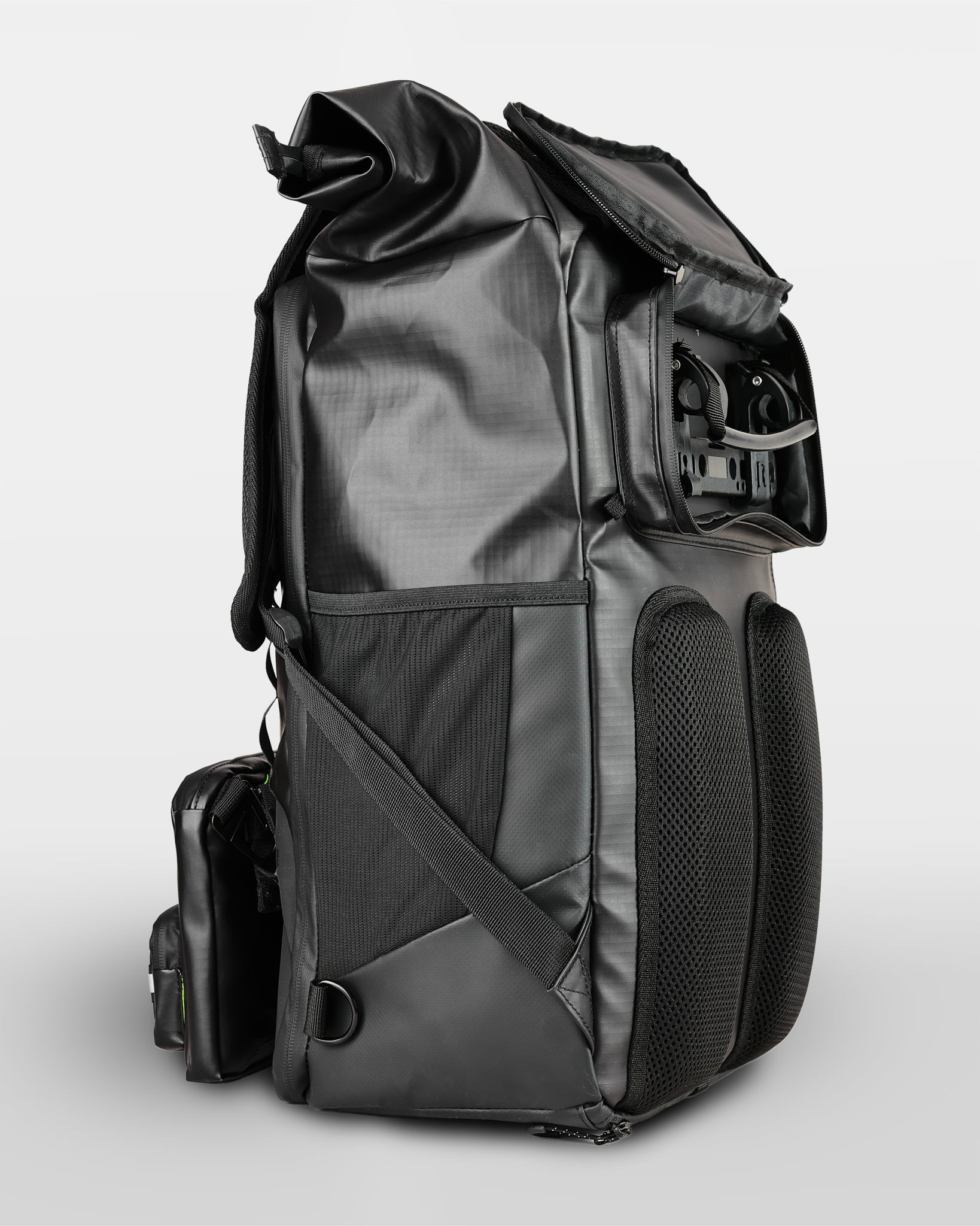 sac à dos sacoche vélo système accroche porte bagage simple rolltop