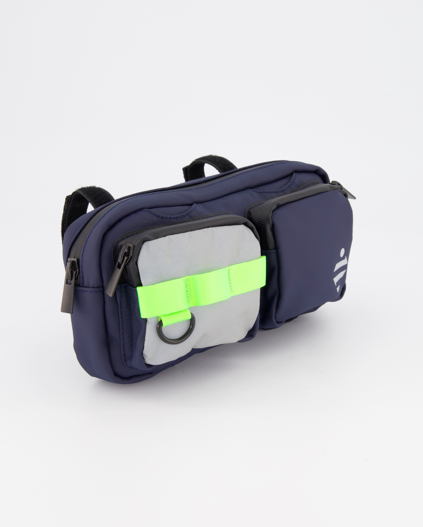 sac banane bleu marine étanche pour fixer sur le guidon du vélo ou trottinette
