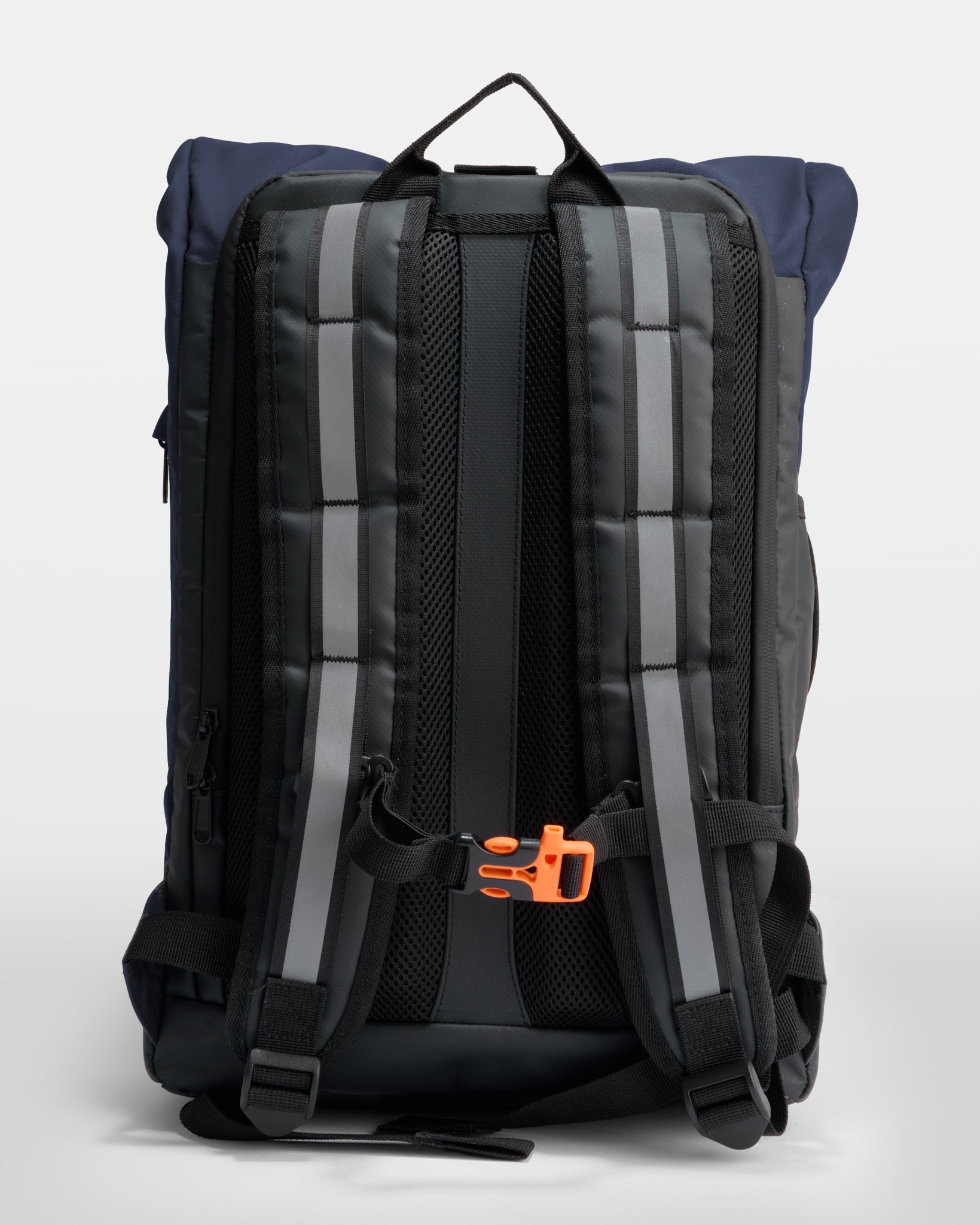 sac à dos vélo ville bleu marine noir imperméable sifflet bretelles réfléchissantes