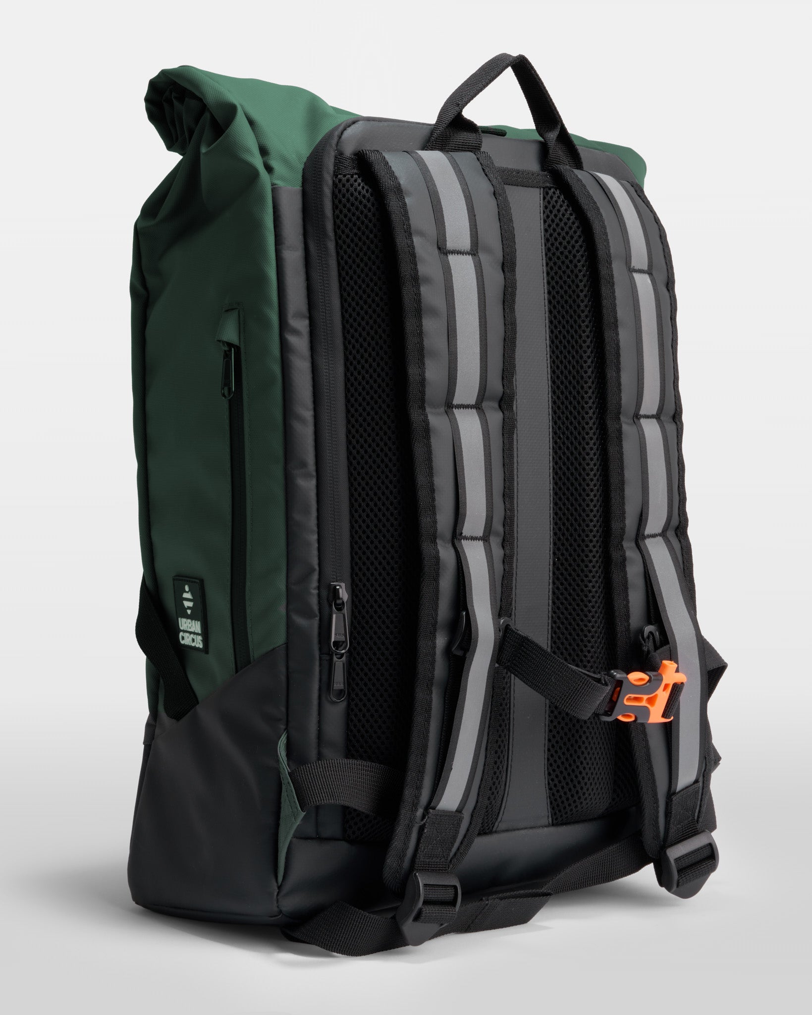 sac à dos vélo urbain vert noir poche extérieure imperméable