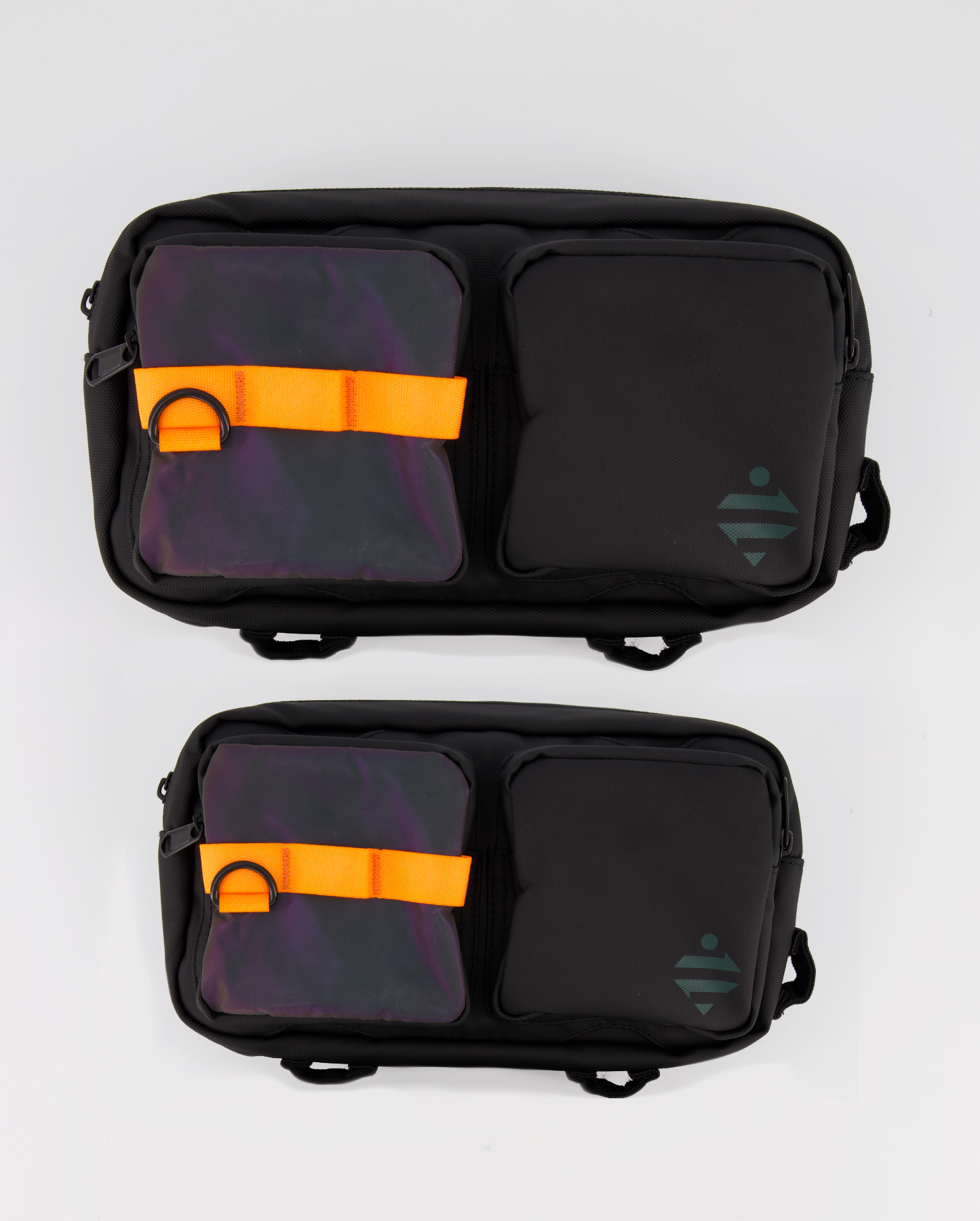 sacoche banane deux tailles petite grande noire polyvalente pour le vélo