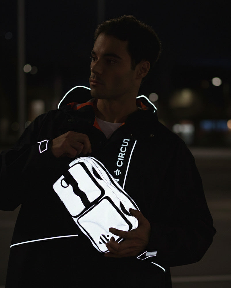 sacoche vélo sac banane polyvalent imperméable ultra réfléchissant