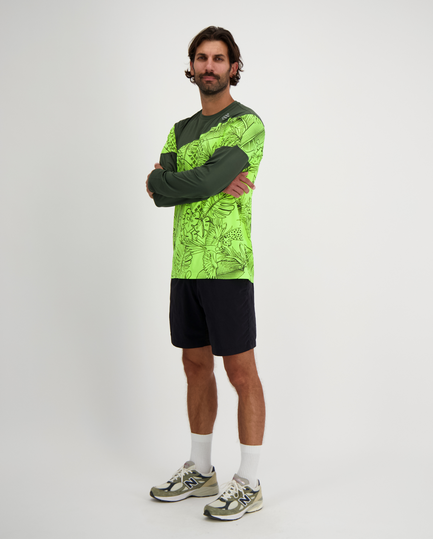 ULTRA BREATHABLE LONG SLEEVE AEROTECH PATTERN T-SHIRT