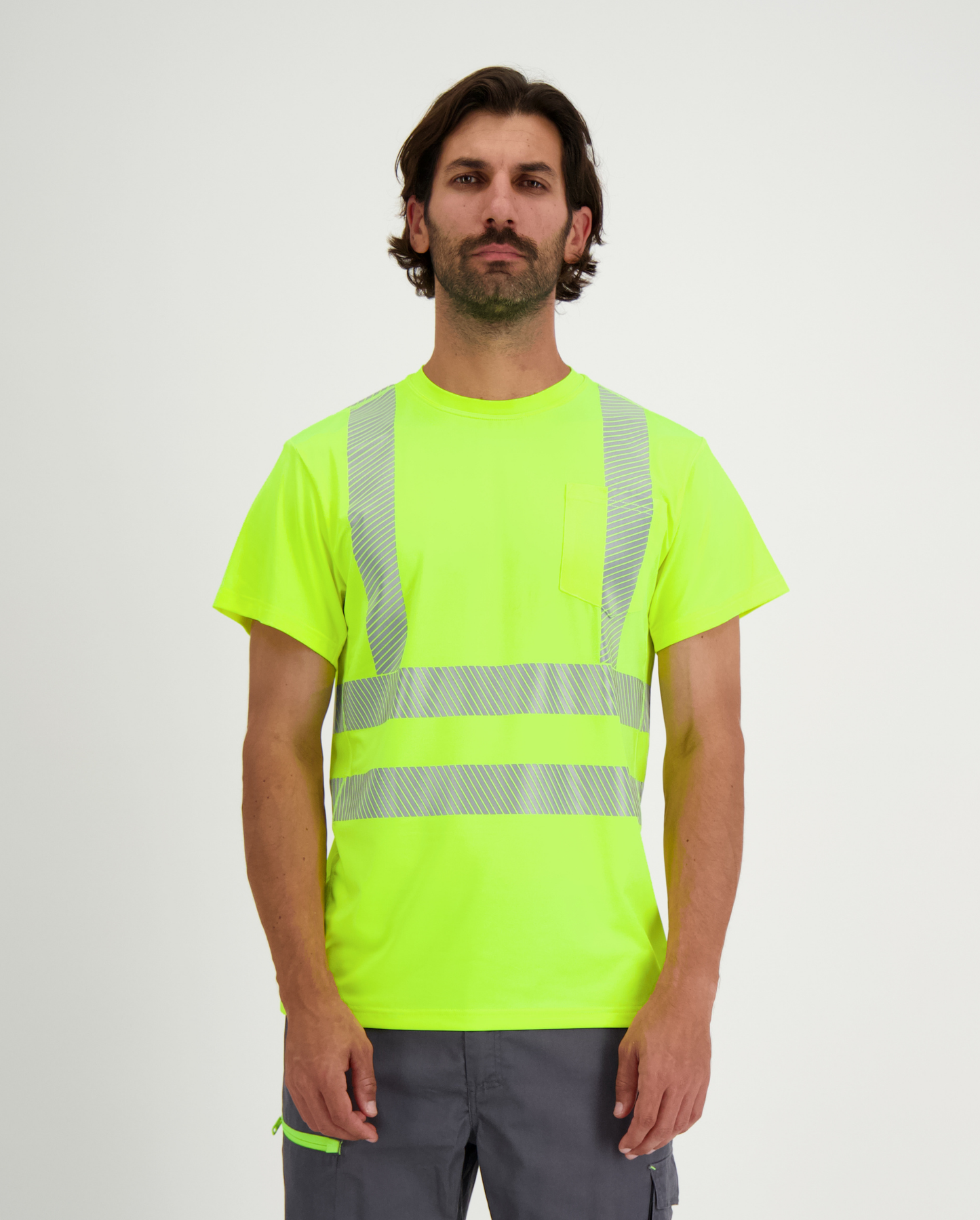 ULTRA ATMUNGSAKTIVES WARNSCHUTZ-T-SHIRT EN ISO 20471