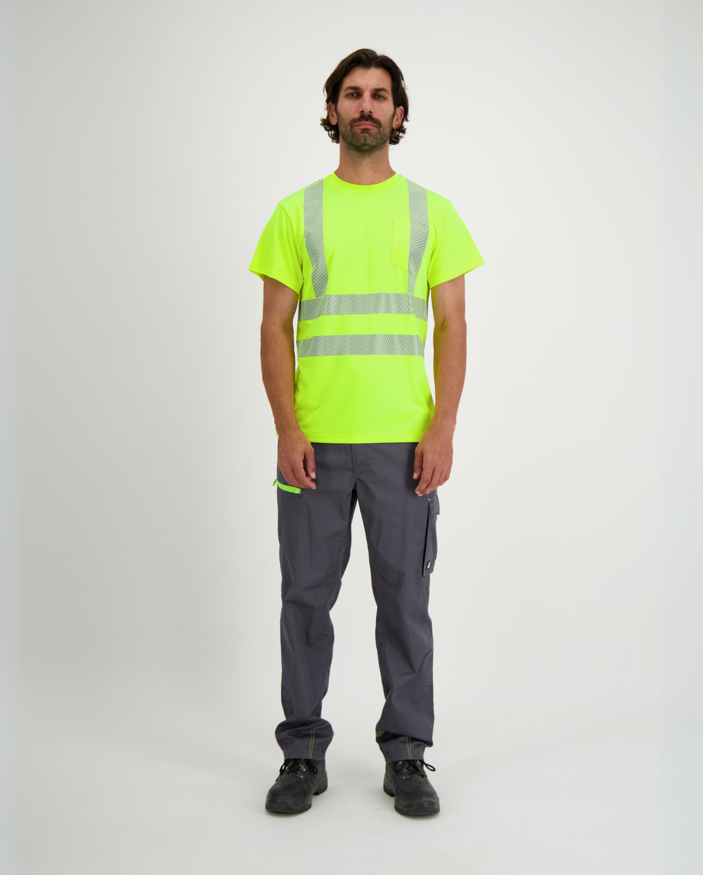 ULTRA ATMUNGSAKTIVES WARNSCHUTZ-T-SHIRT EN ISO 20471