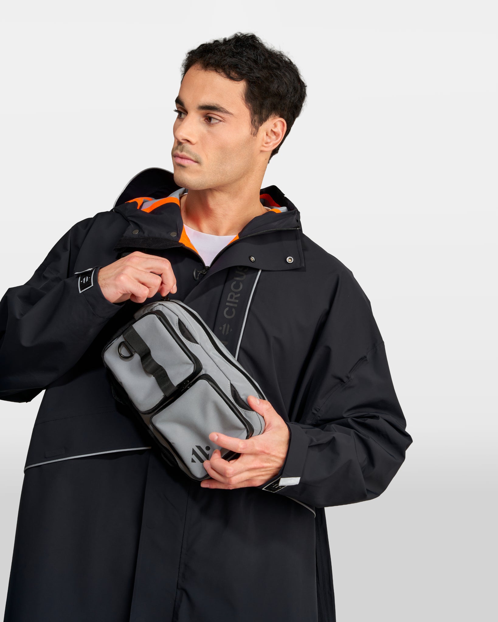 GÜRTELTASCHE | GROSSE REFLEKTIERENDE FAHRRADTASCHE