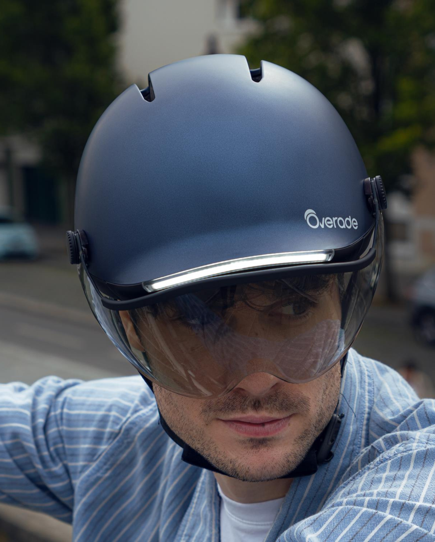 CASQUE VÉLO LUMINEUX OVERADE LIFE