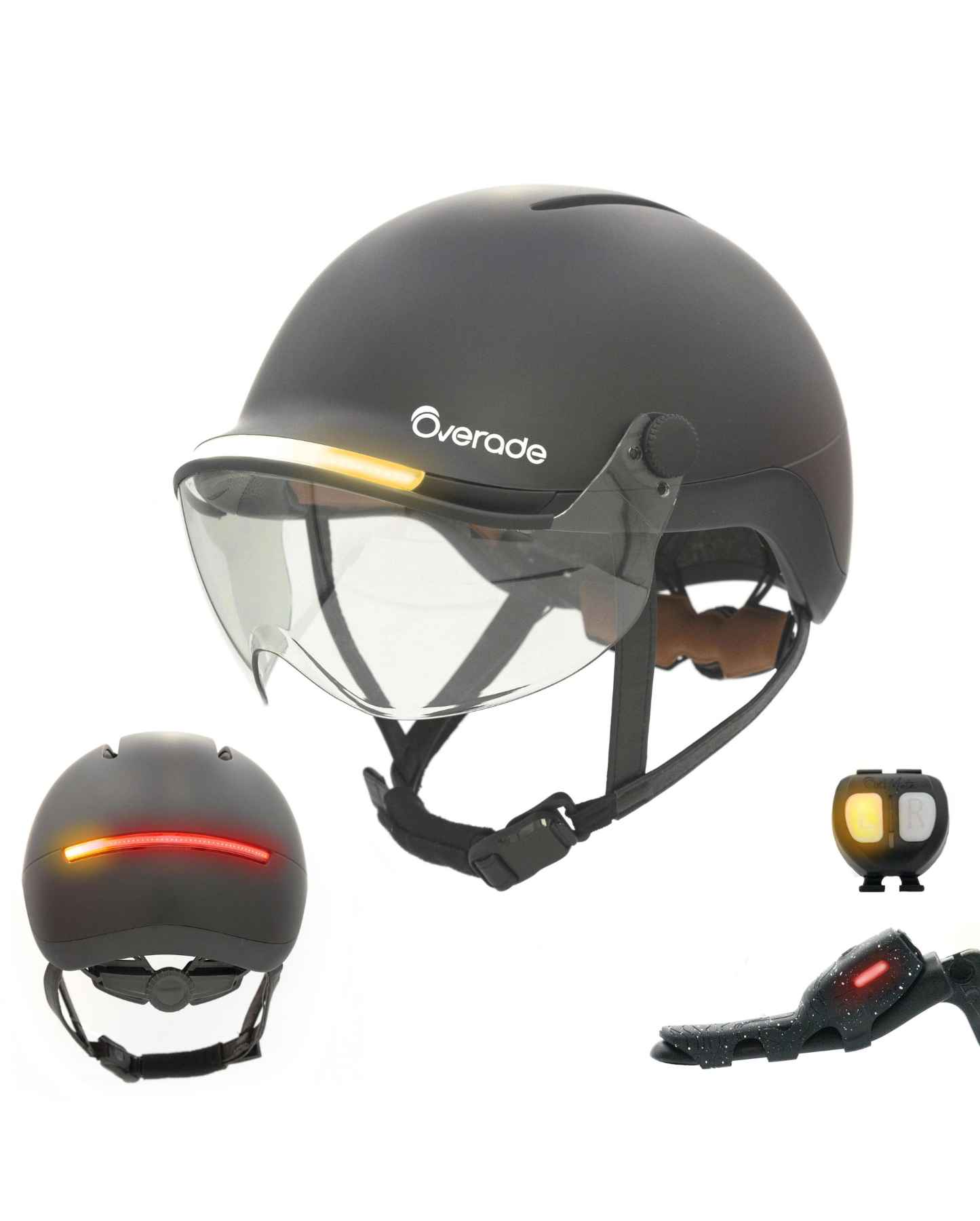 CASQUE VÉLO LUMINEUX OVERADE LIFE