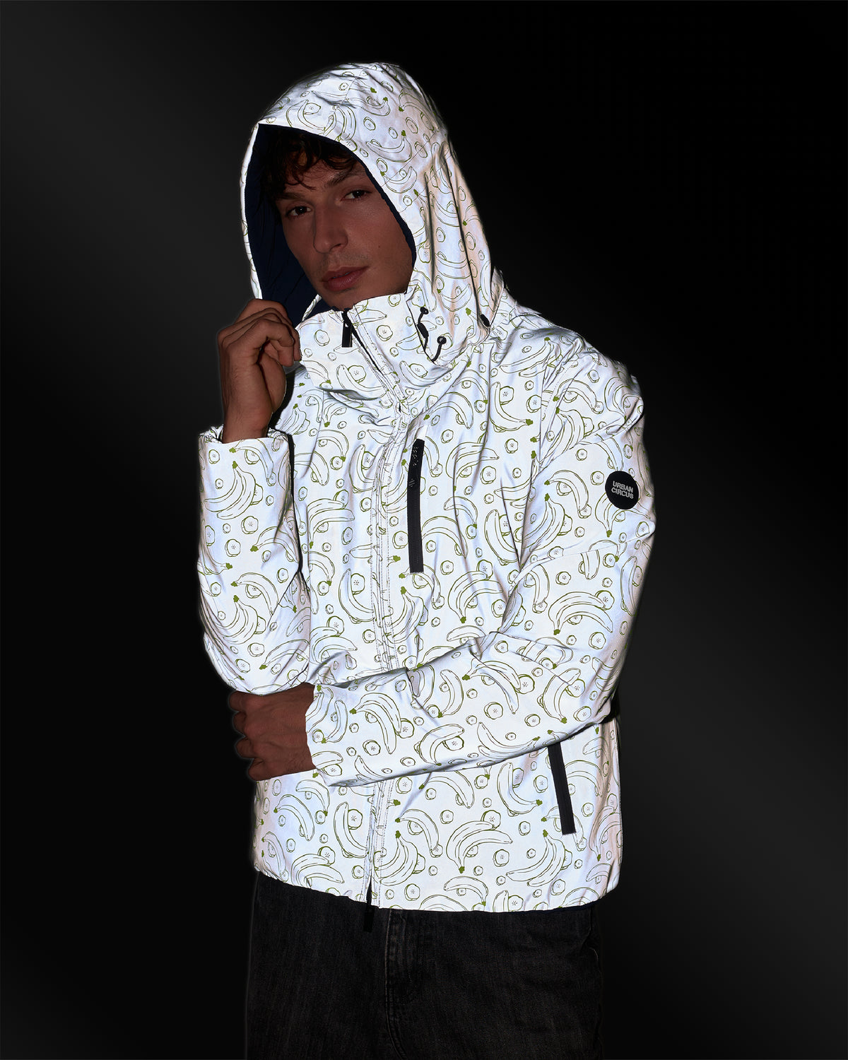 Wendbare Daunenjacke Aura Banane