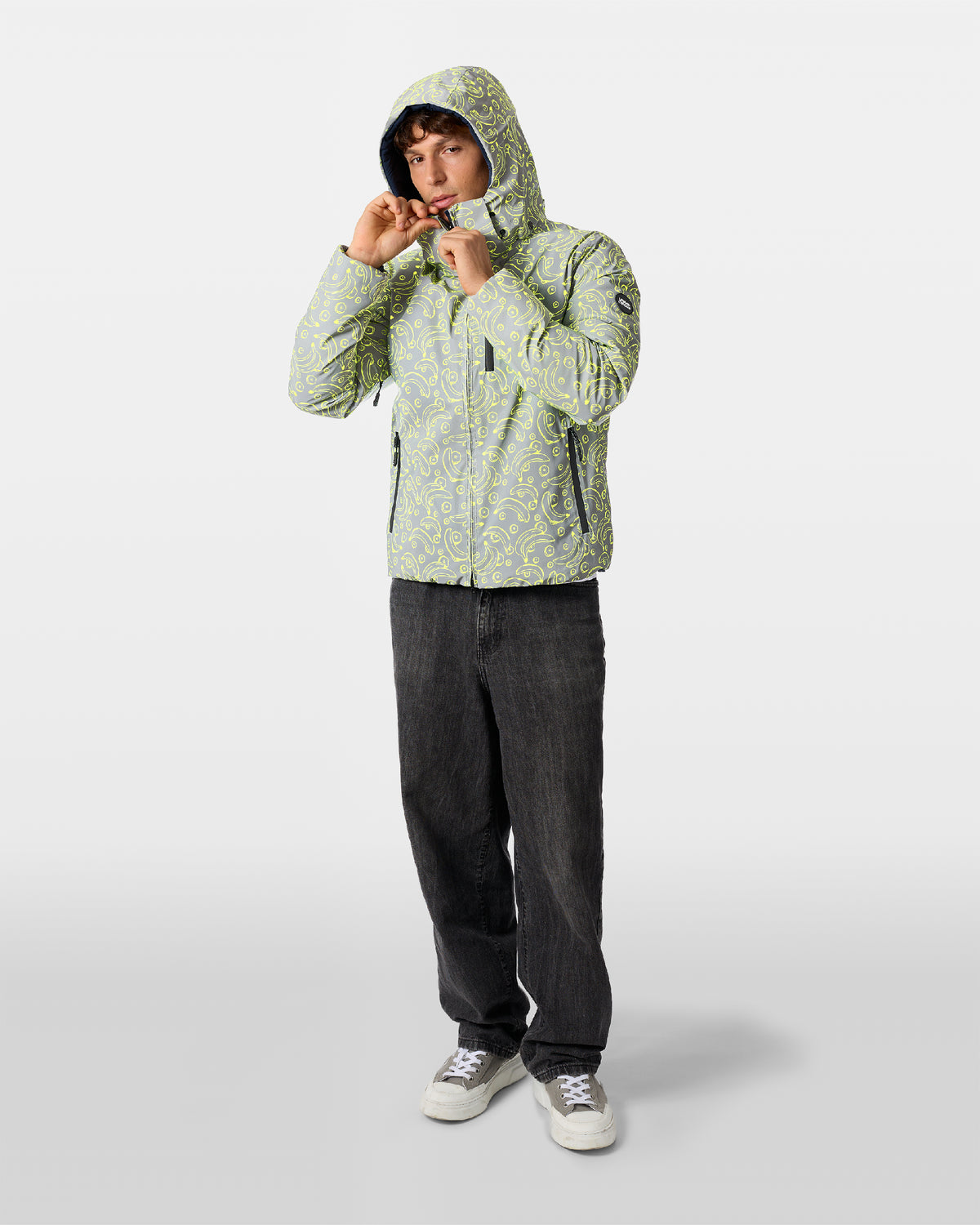 Wendbare Daunenjacke Aura Banane