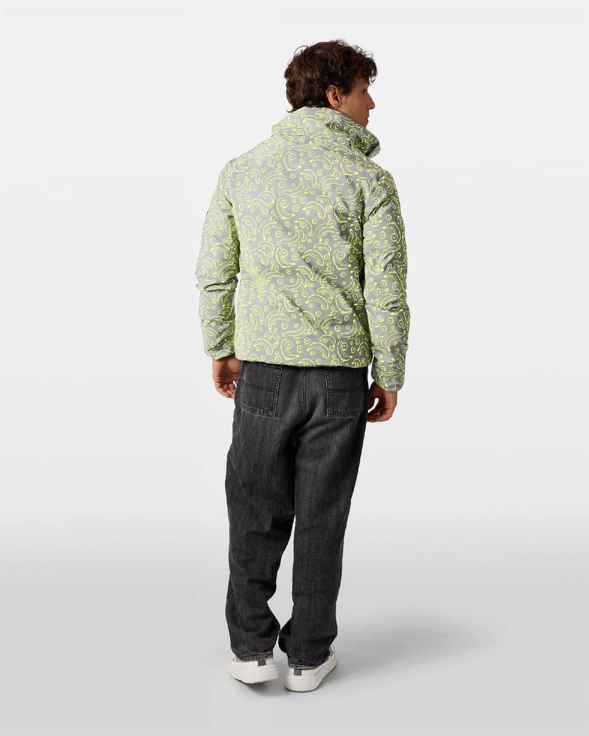 Wendbare Daunenjacke Aura Banane