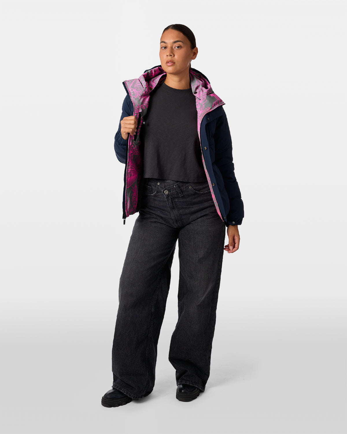 Wendbare Daunenjacke Aura Jungle