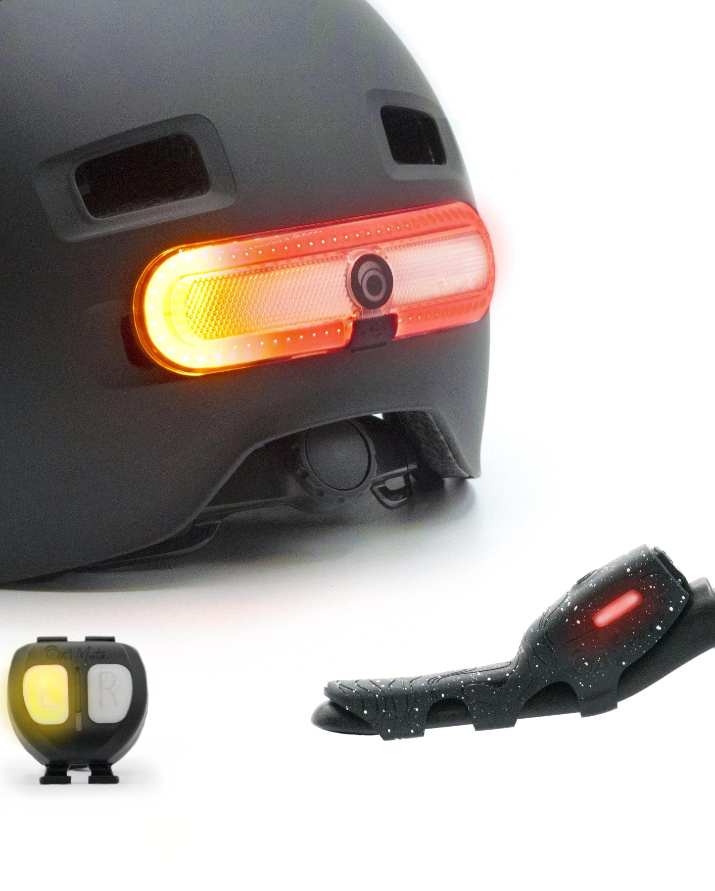 KOMPLETTES ABNEHMBARES BELEUCHTUNGSSET MIT ÜBERWACHTEN BLINKERN