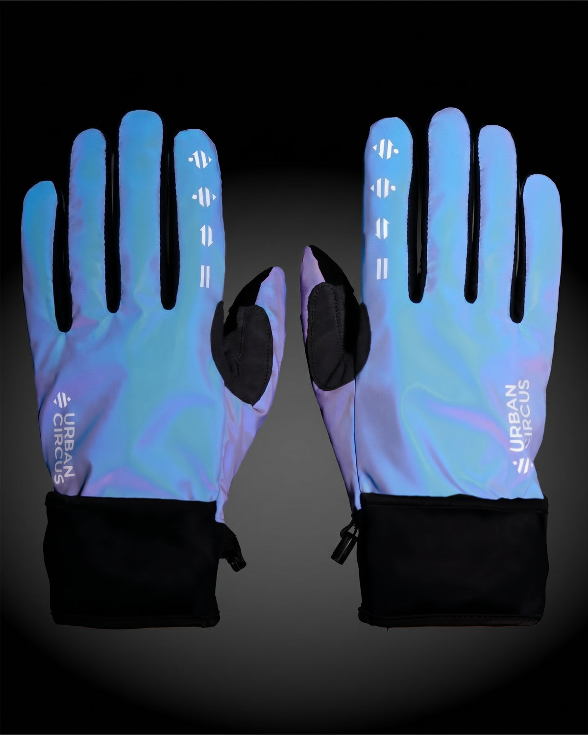 Reflektierende Rainbow-Handschuhe für die Übergangszeit