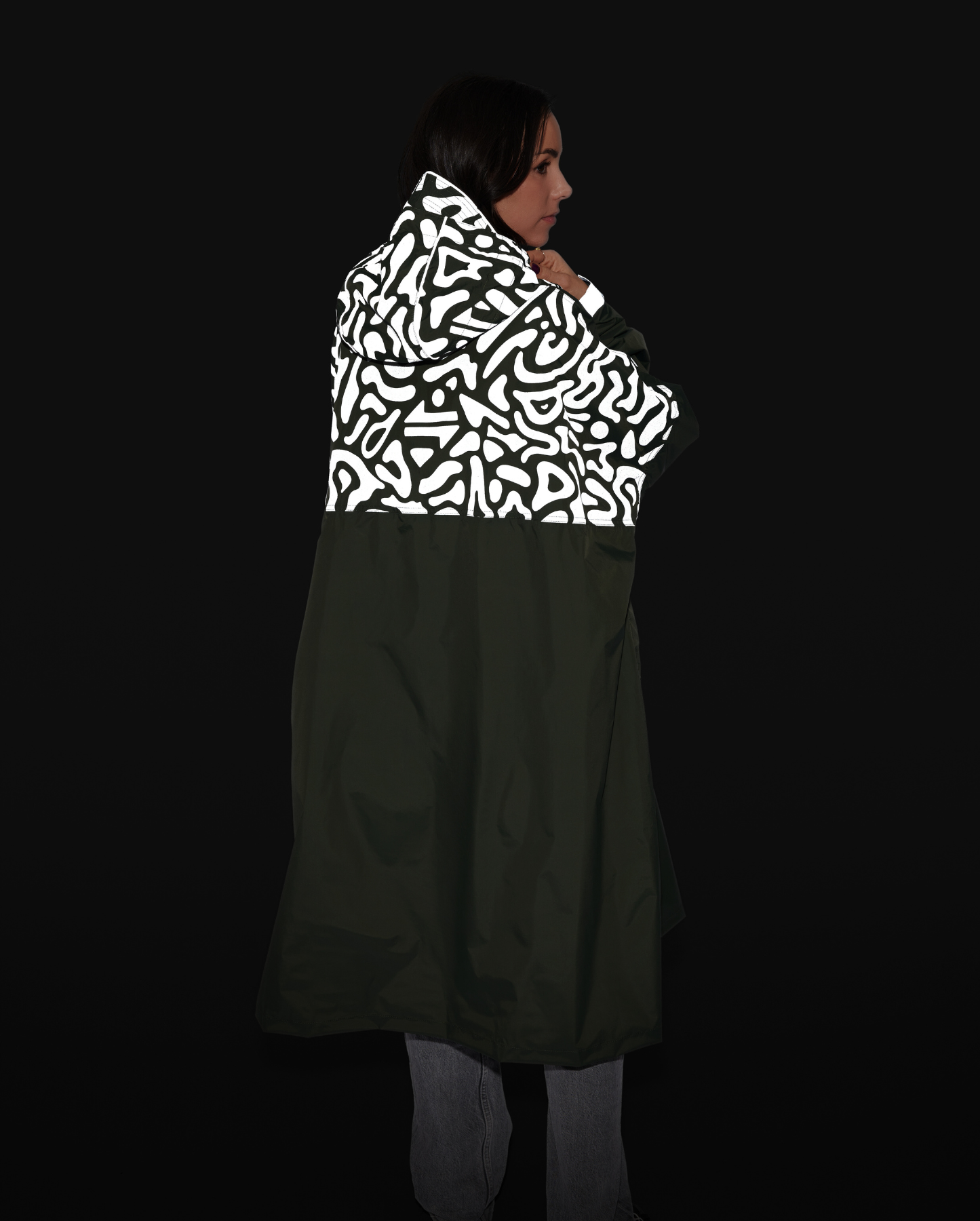 ROMEA REFLEKTIERENDER REGENPONCHO