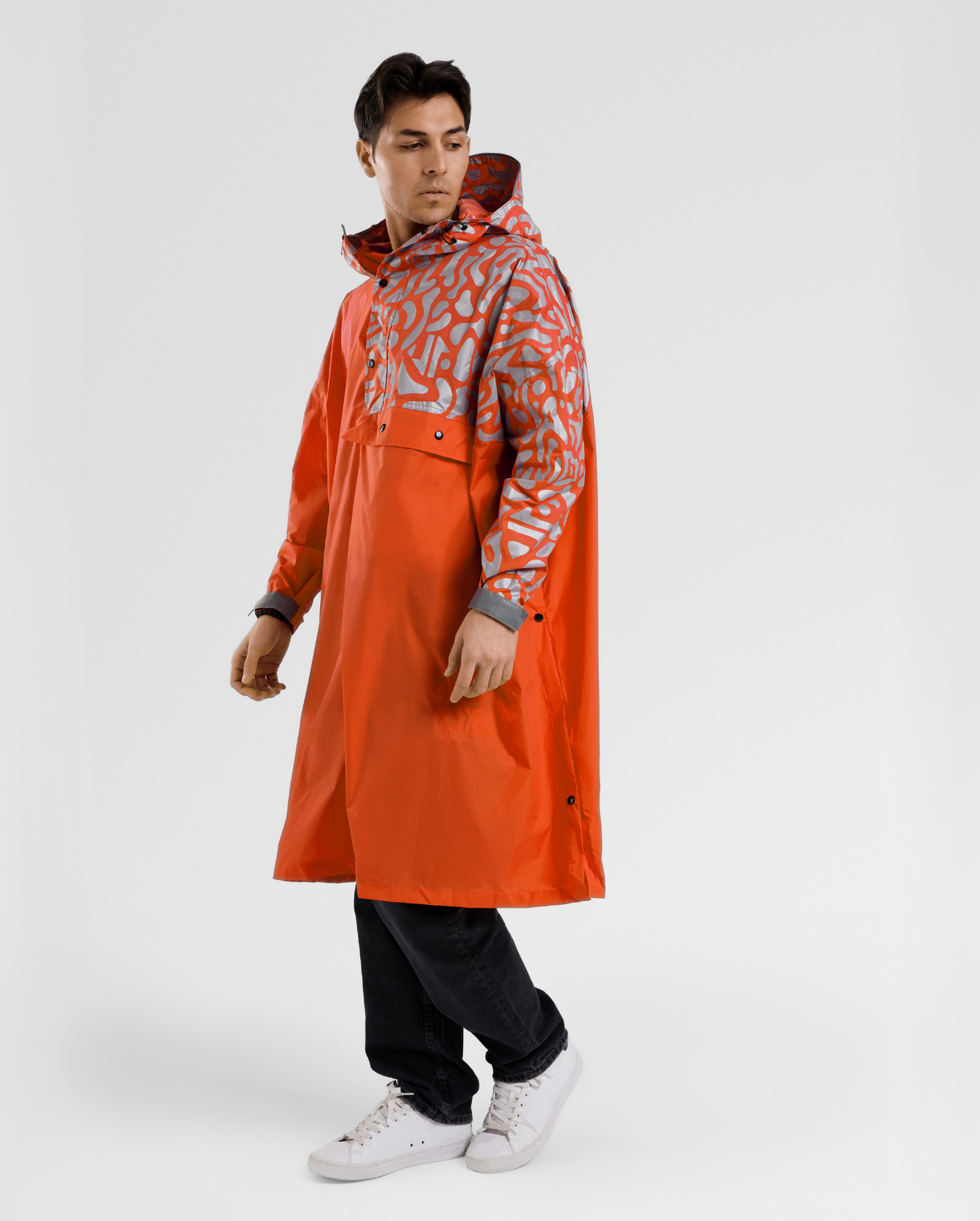 ROMEA REFLECTIVE RAIN PONCHO