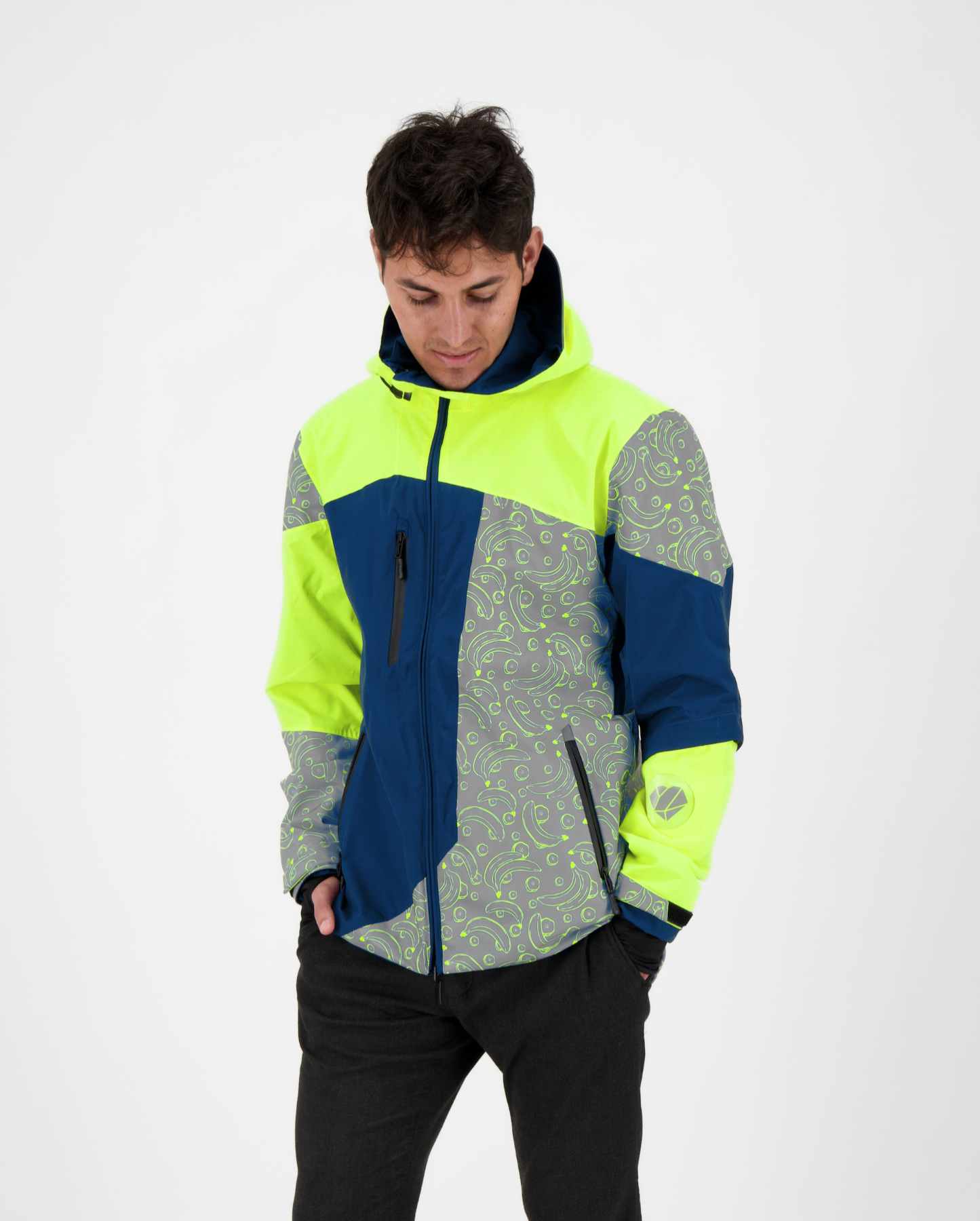 VESTE RÉFLÉCHISSANTE & RÉVERSIBLE REPOP MOTIF