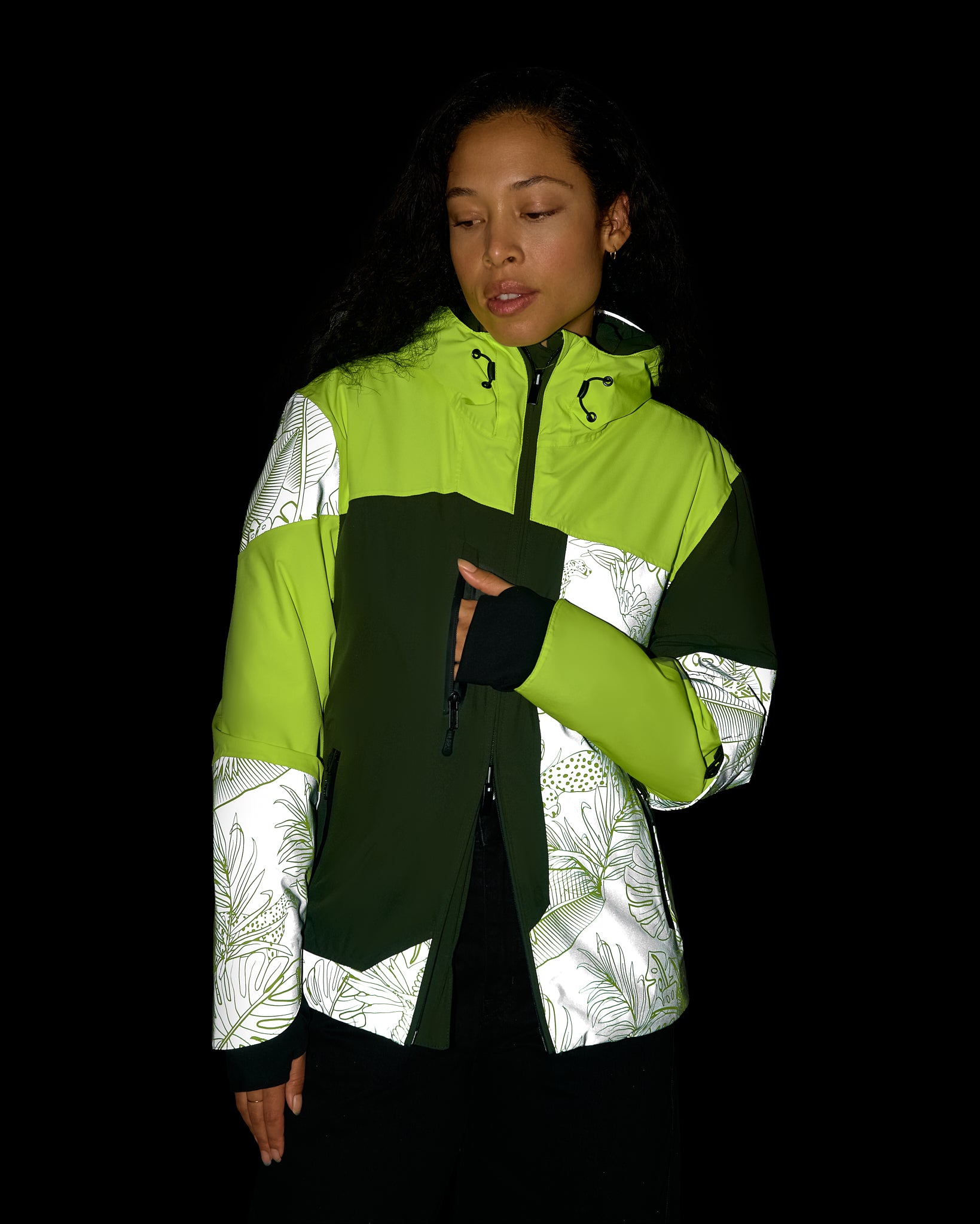 VISIBLE & REVERSIBLE REPOP WINTER PATTERN JACKET