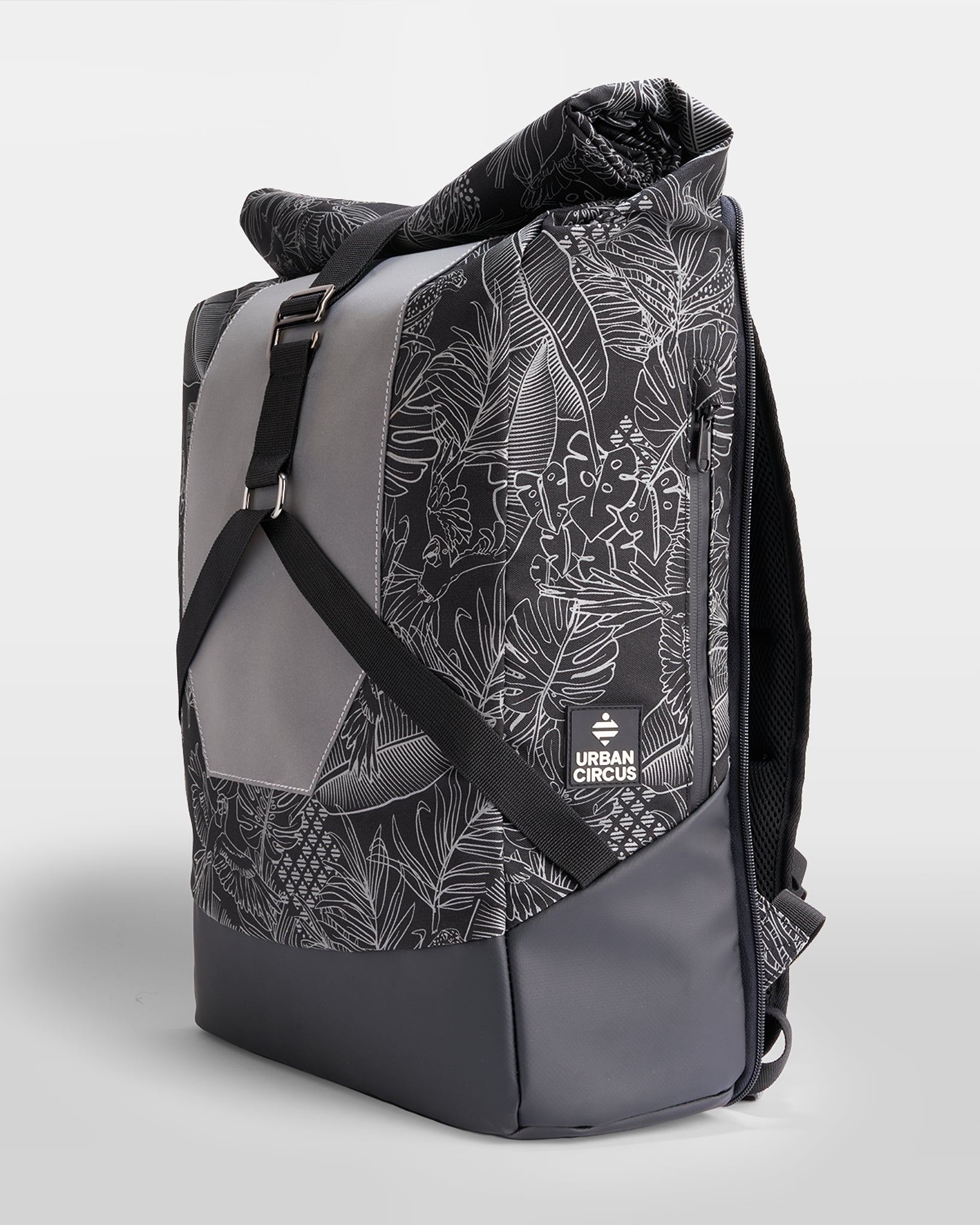 sac à dos sacoche vélo imperméable fond renforcé poche extérieure motif jungle