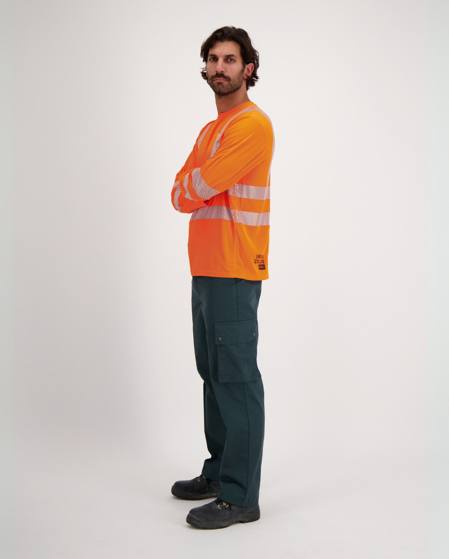 BREATHABLE HIGH-VISIBILITY LONG-SLEEVE T-SHIRT EN ISO 20471