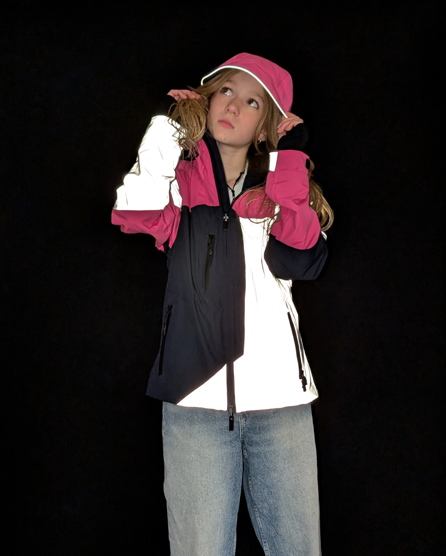 REVERSIBLE AND REFLECTIVE REPOP KID JACKET 