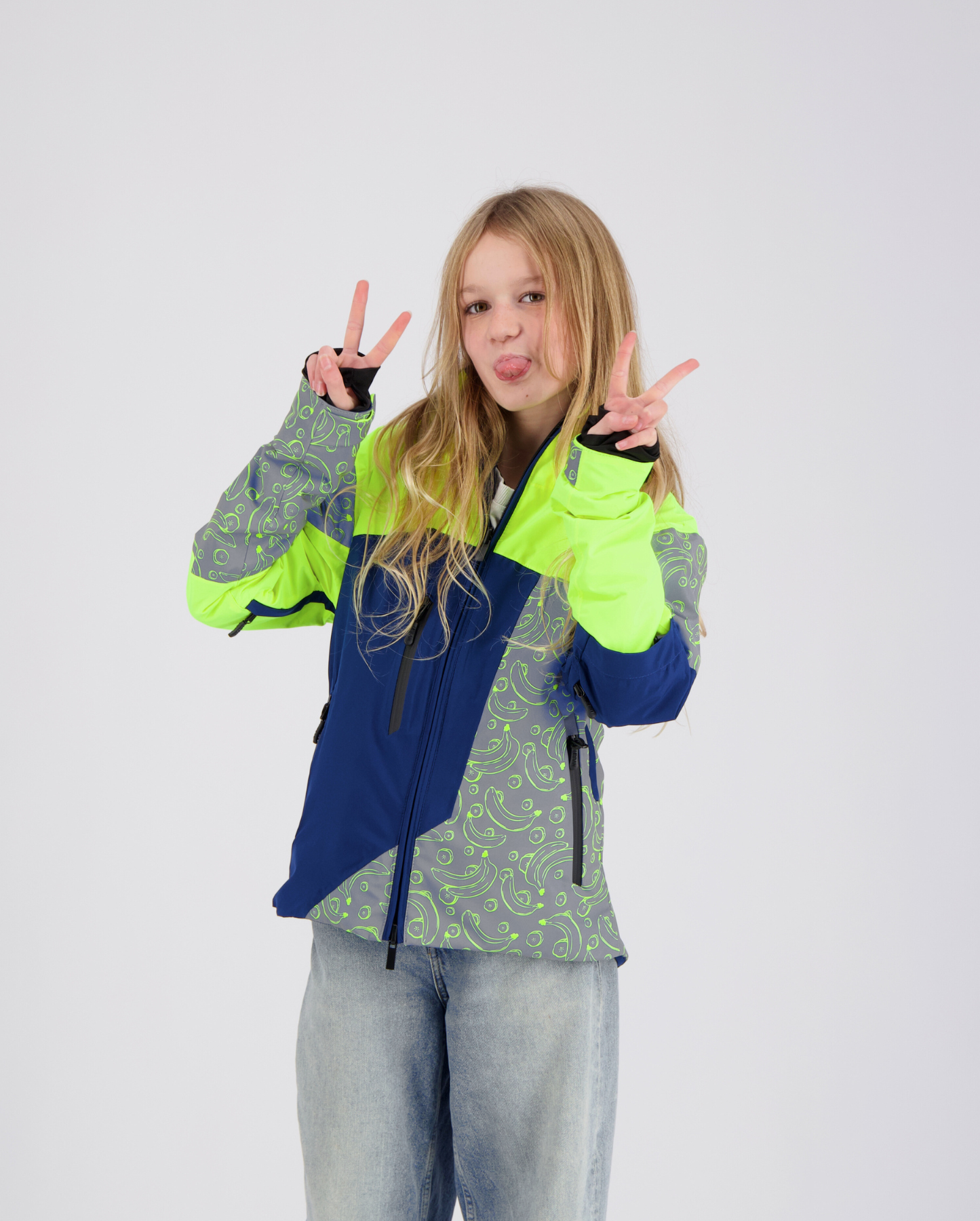 KINDER-REPOP-REFLEKTIERENDE UND WENDBARE JACKE