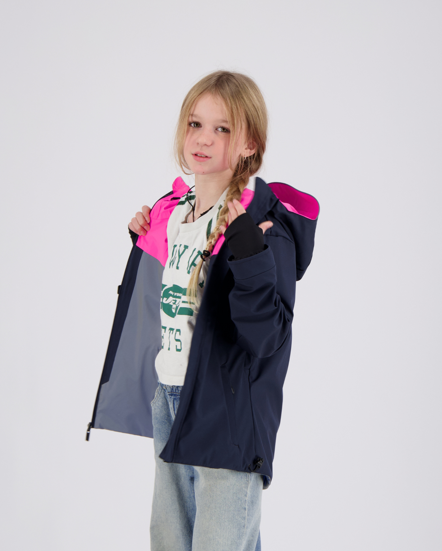 REVERSIBLE AND REFLECTIVE REPOP KID JACKET 