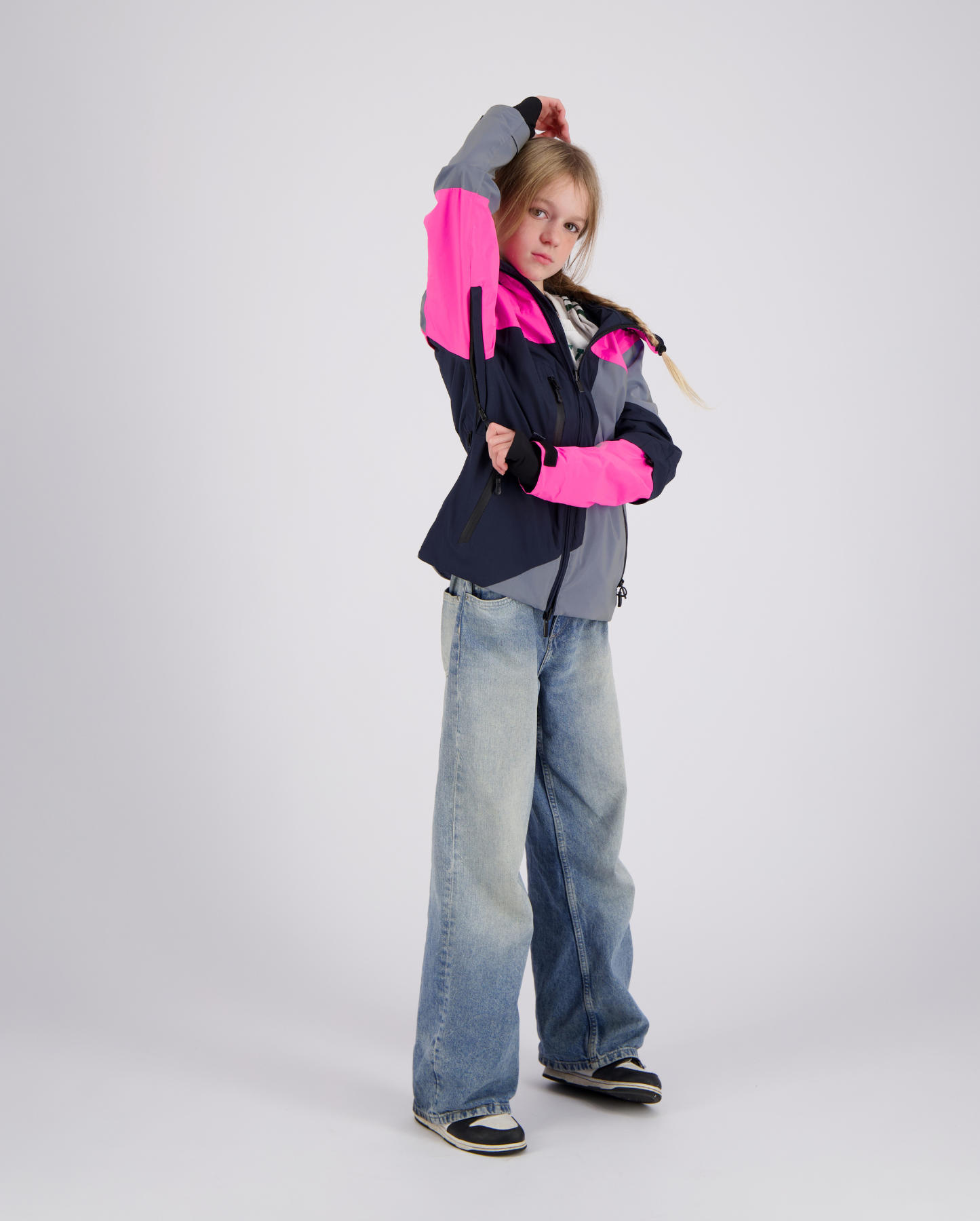 REVERSIBLE AND REFLECTIVE REPOP KID JACKET 