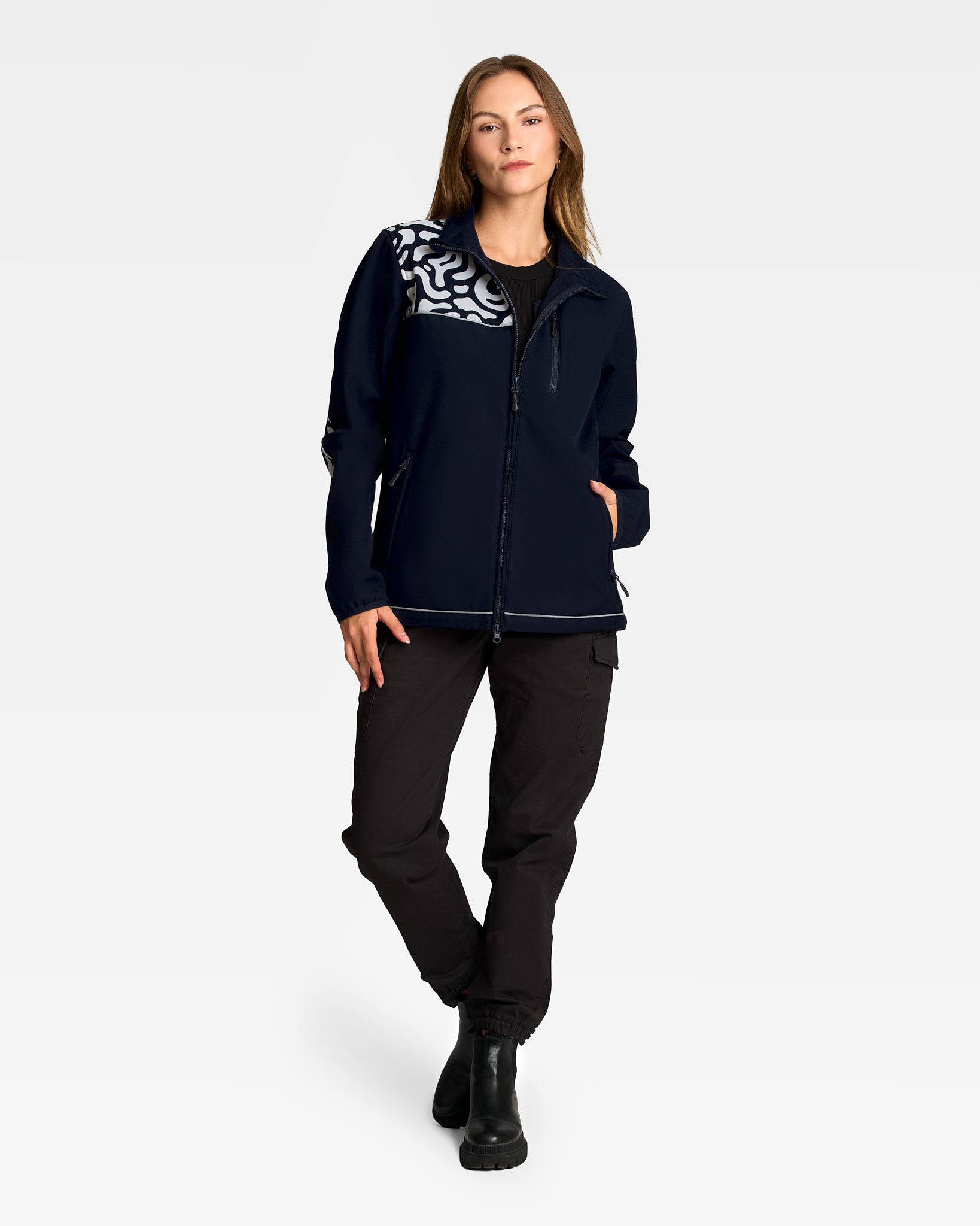 ORSO TECHNISCHE FLEECE-SOFTSHELLJACKE