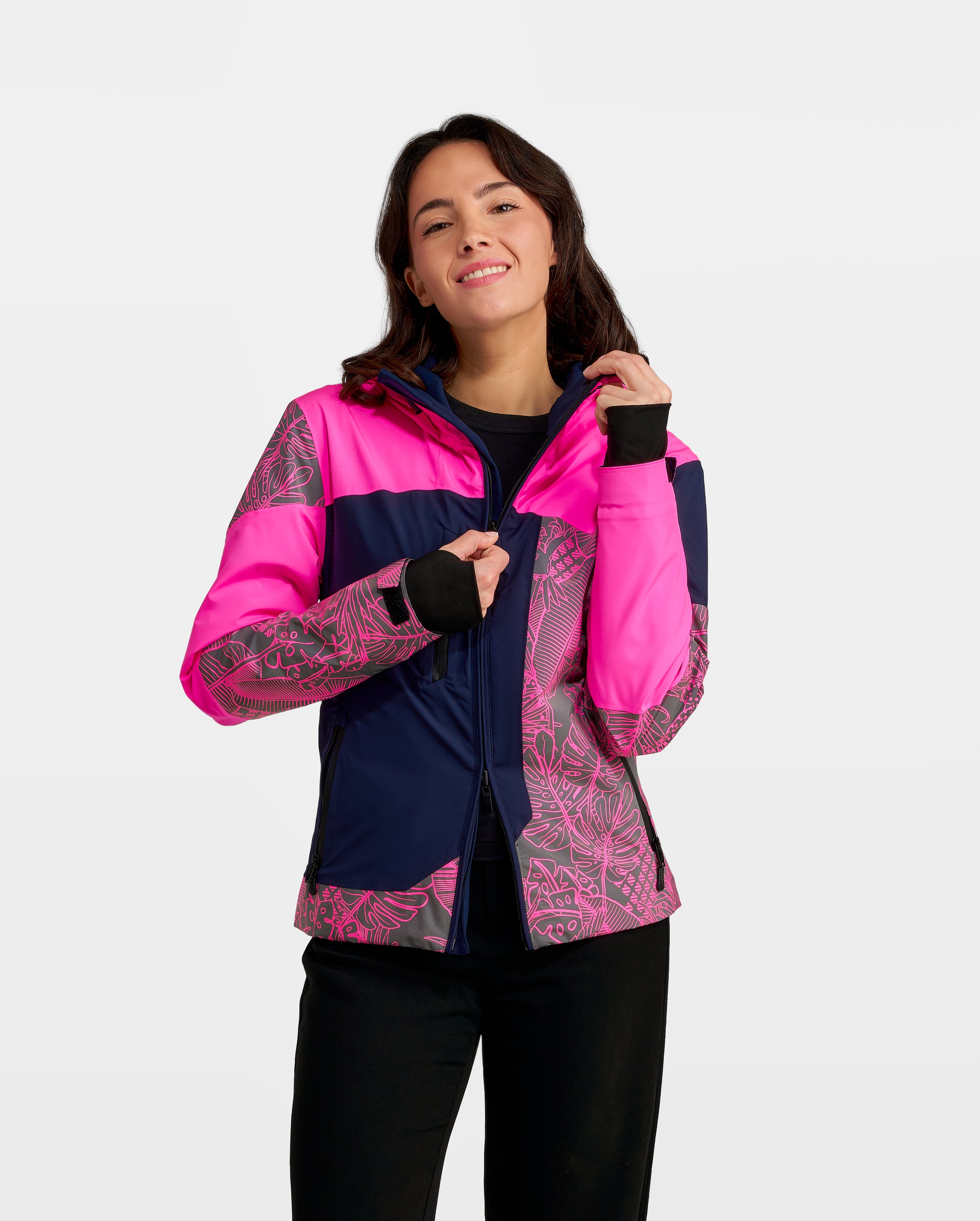 REFLEKTIERENDE UND WENDBARE JACKE MIT REPOP-MUSTER